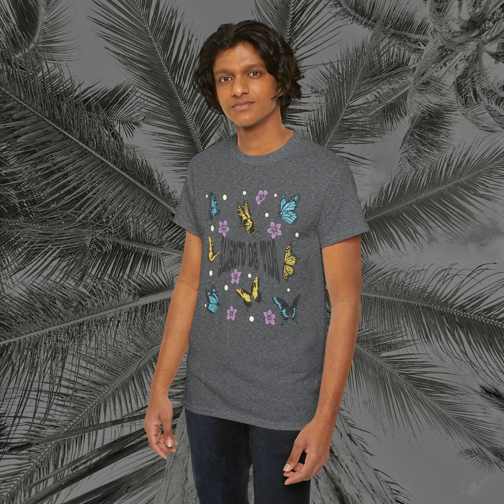 Butterfly Effect #2 - (UNISEX) Heavy Cotton T-Shirt - Aliento De Vida