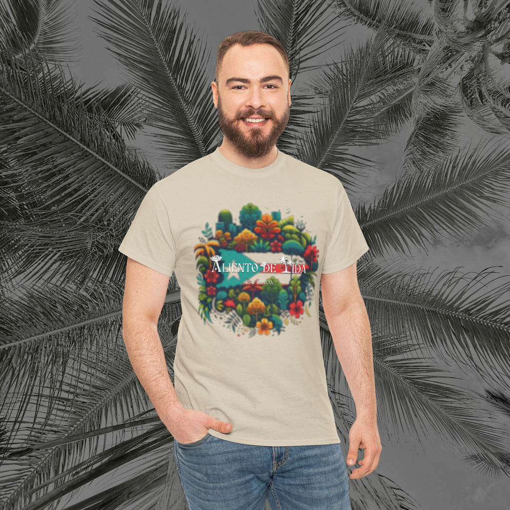 Beauty of Nature - PR COLLECTION - (UNISEX) Heavy Cotton Tee - Aliento De Vida