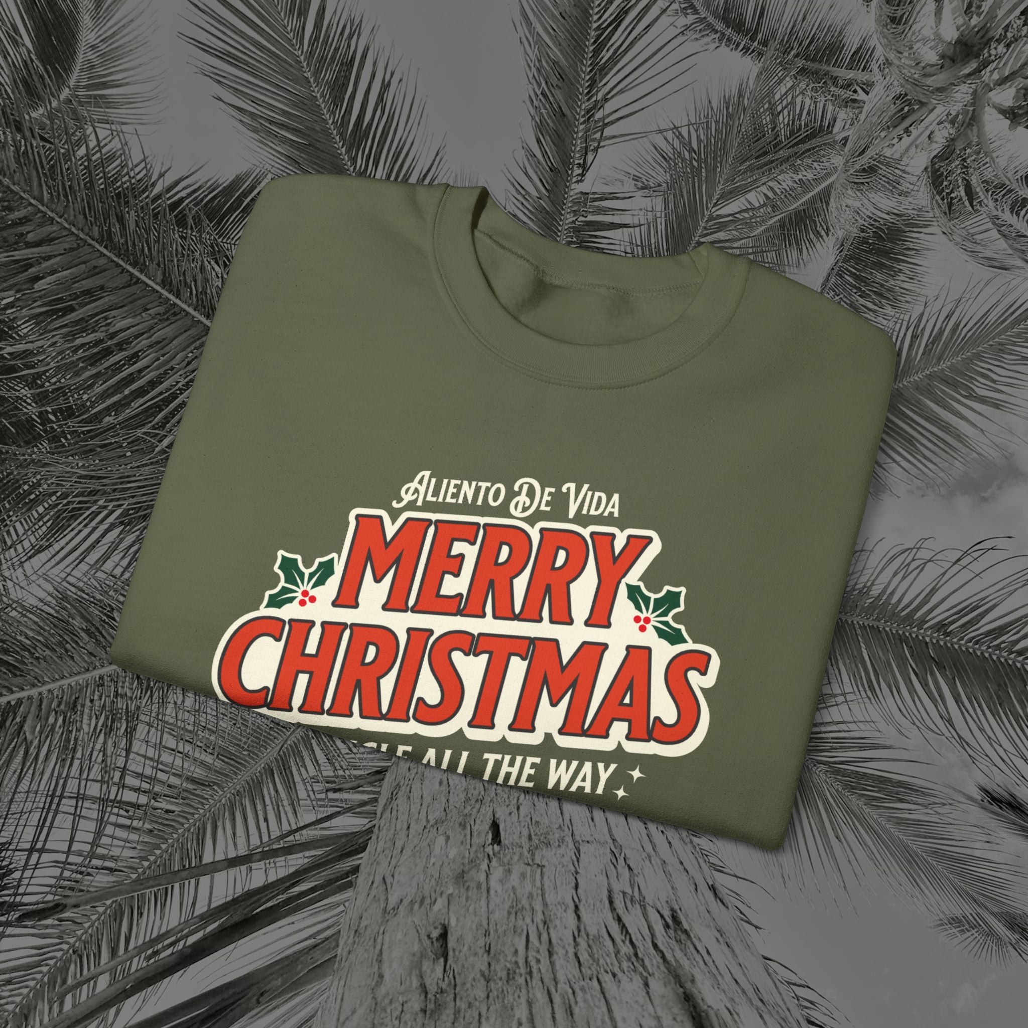 Merry Christmas - (UNISEX) Cozy Crewneck Sweatshirt - Aliento De Vida