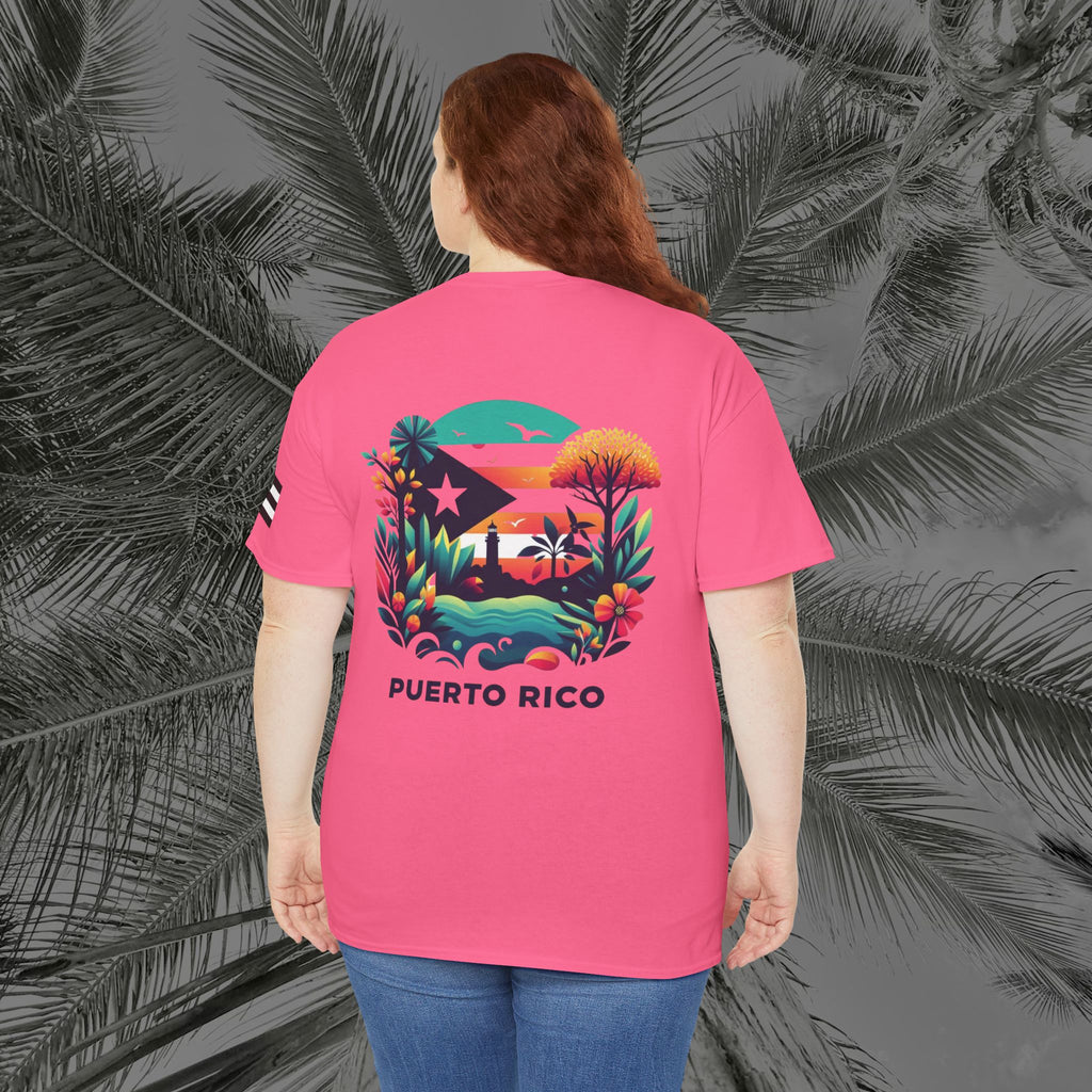 Isla Vibrante - PR COLLECTION - (UNISEX) Heavy Cotton Tee - Aliento De Vida