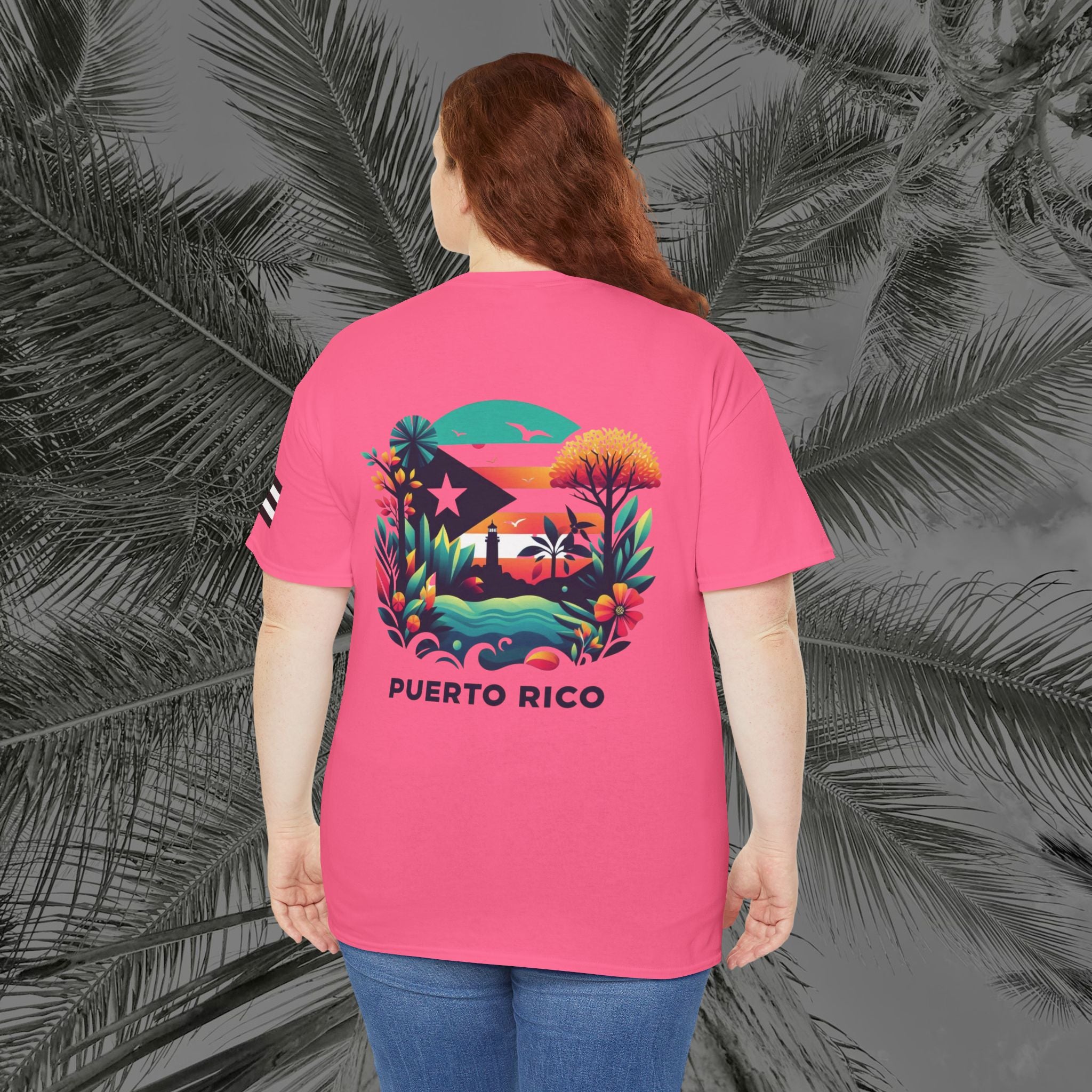 Isla Vibrante - PR COLLECTION - (UNISEX) Heavy Cotton Tee - Aliento De Vida