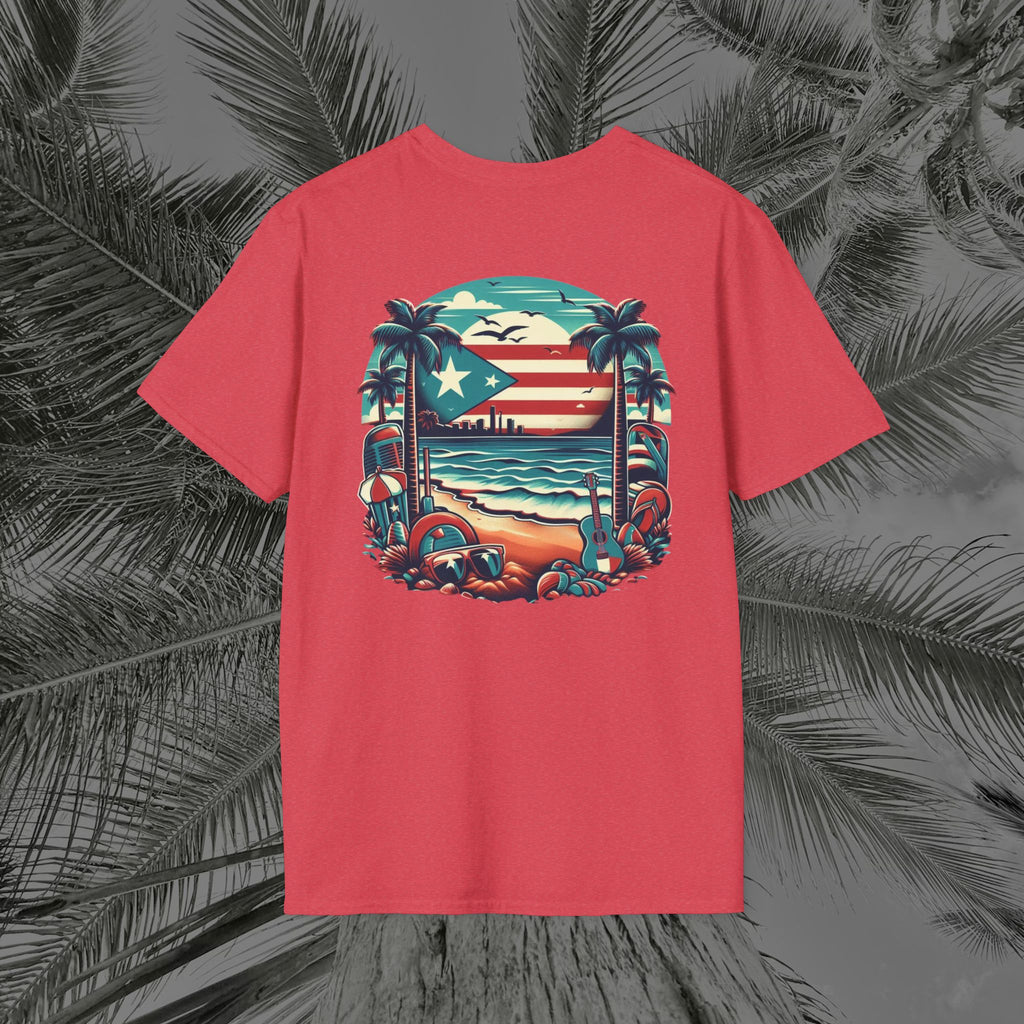 A Slice of Paradise - PR COLLECTION - (UNISEX) Soft style T-Shirt - Aliento De Vida