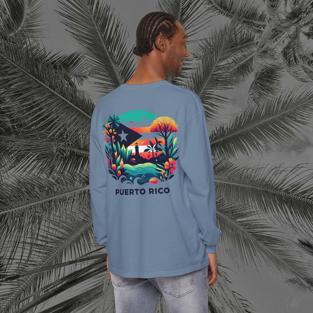 Isla Vibrante - (UNISEX) Long Sleeve T-Shirt - Aliento De Vida