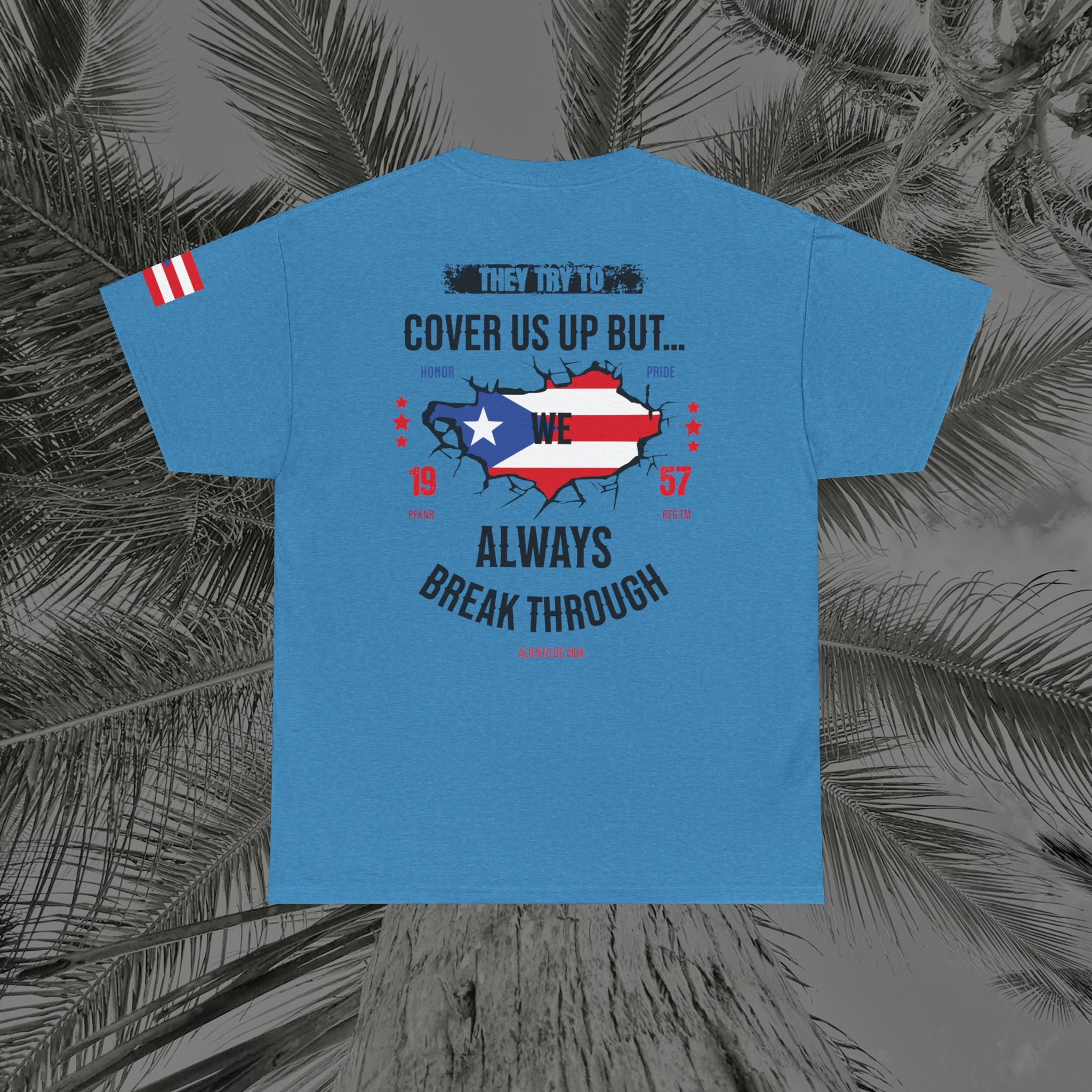 WE ARE PUERTO RICAN - PR COLLECTION - (UNISEX) Heavy Cotton Tee - Aliento De Vida