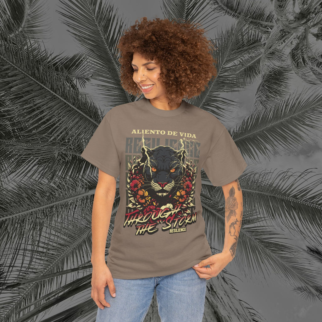 Rise of the Panther - (UNISEX) Heavy Cotton Tee - Aliento De Vida
