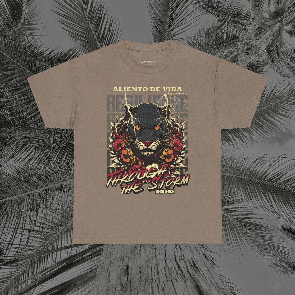 Rise of the Panther - (UNISEX) Heavy Cotton Tee - Aliento De Vida