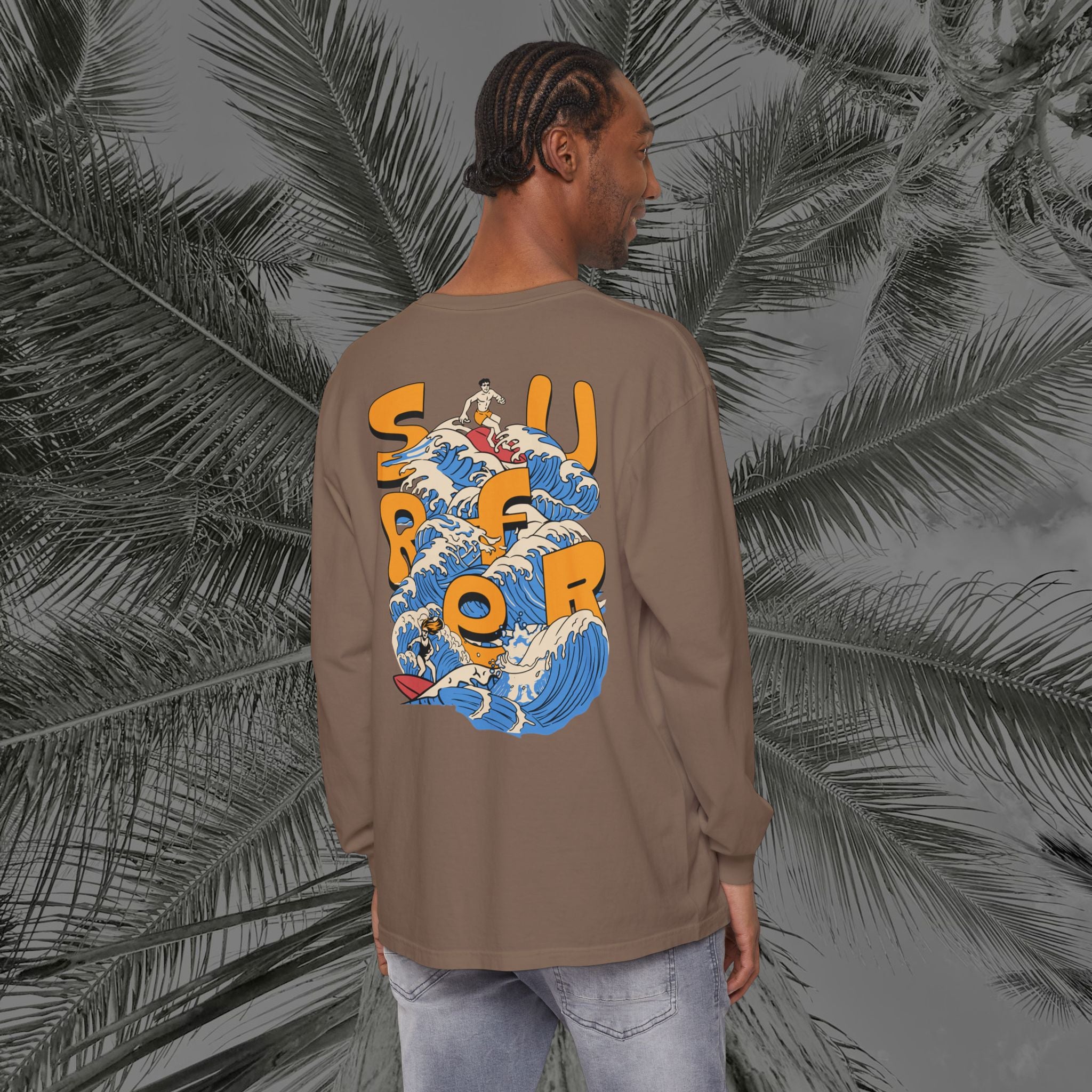 Ocean Motion - (UNISEX) Long Sleeve T-Shirt - Aliento de Vida