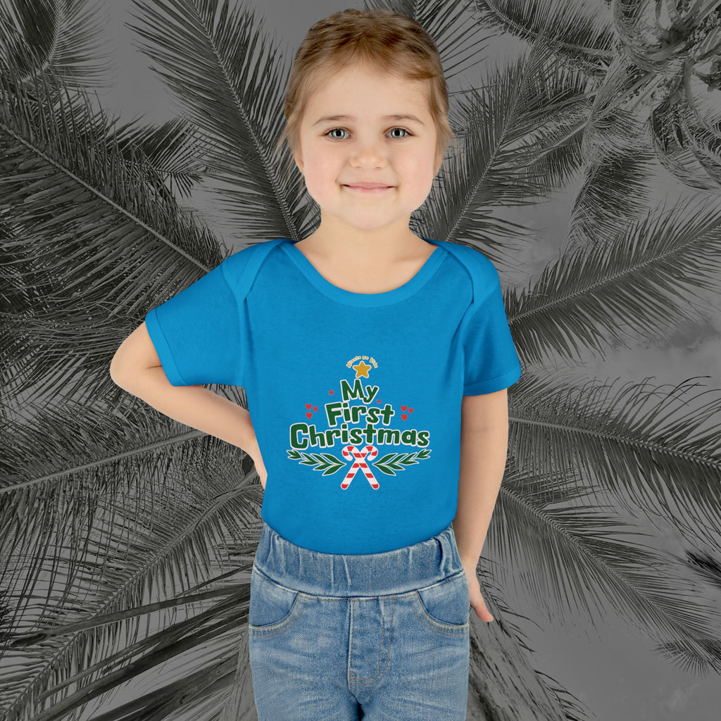 Tiny Tree Topper - (UNISEX) Baby Bodysuit / Infant Onesie - Aliento De Vida