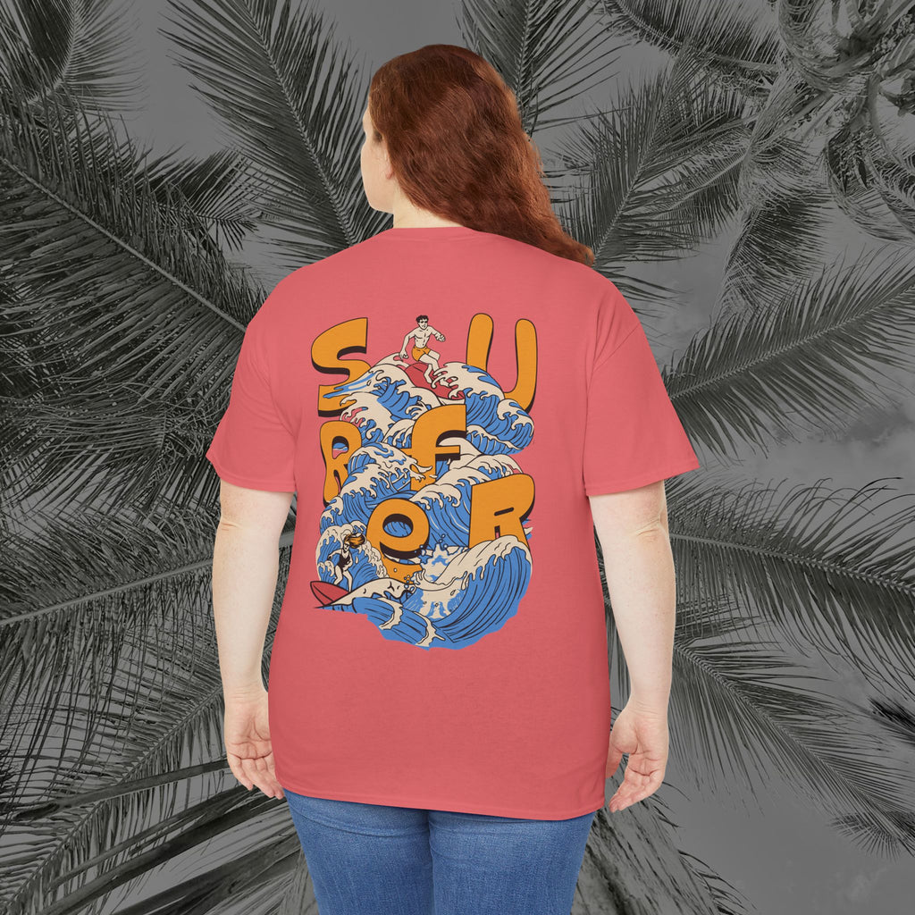 Ocean Motion - (UNISEX) Heavy Cotton Tee - Aliento De Vida