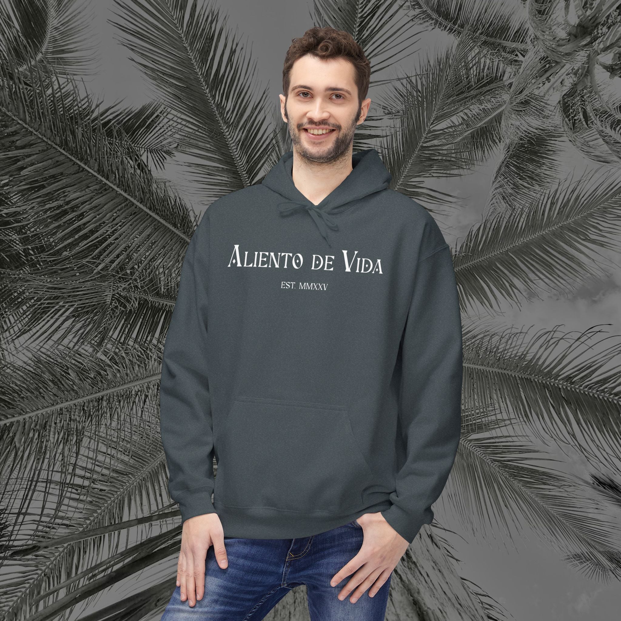 Throne of the Divine - (UNISEX) Midweight Fleece Hoodie - Aliento De Vida