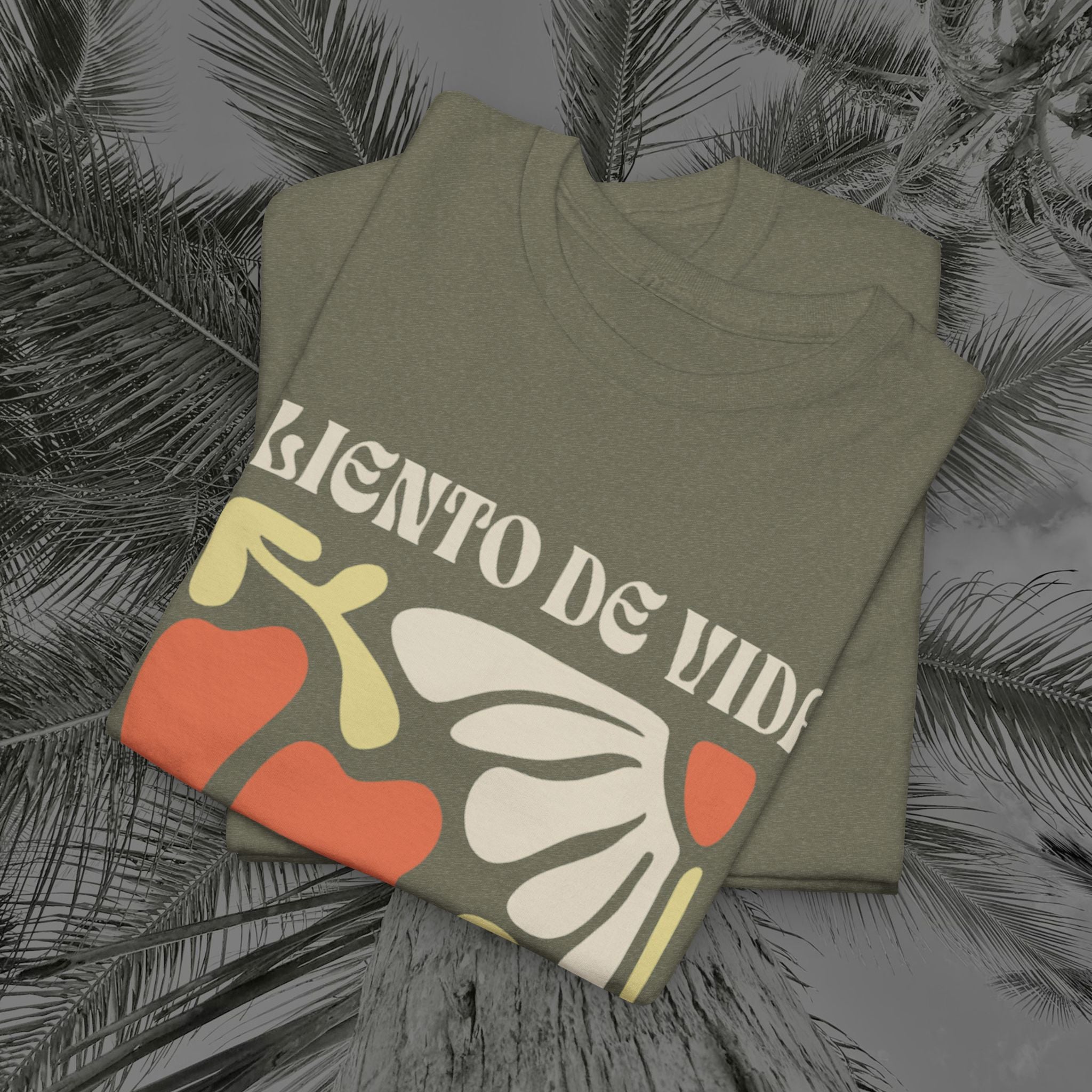 One Breath, Infinite Bloom - (UNISEX) Heavy Cotton T-Shirt - Aliento De Vida