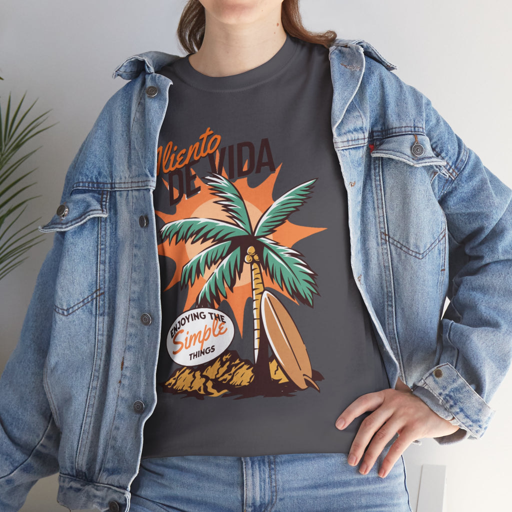 Pure Palm - (UNISEX) Heavy Cotton Tee - Aliento De Vida