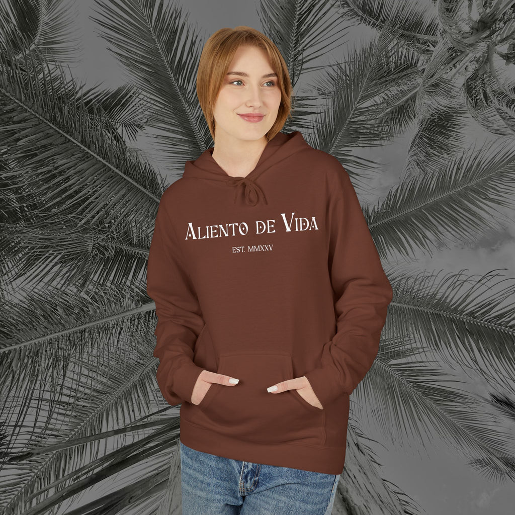 Peace Through Prayer - (UNISEX) Midweight Fleece Hoodie - Aliento De Vida
