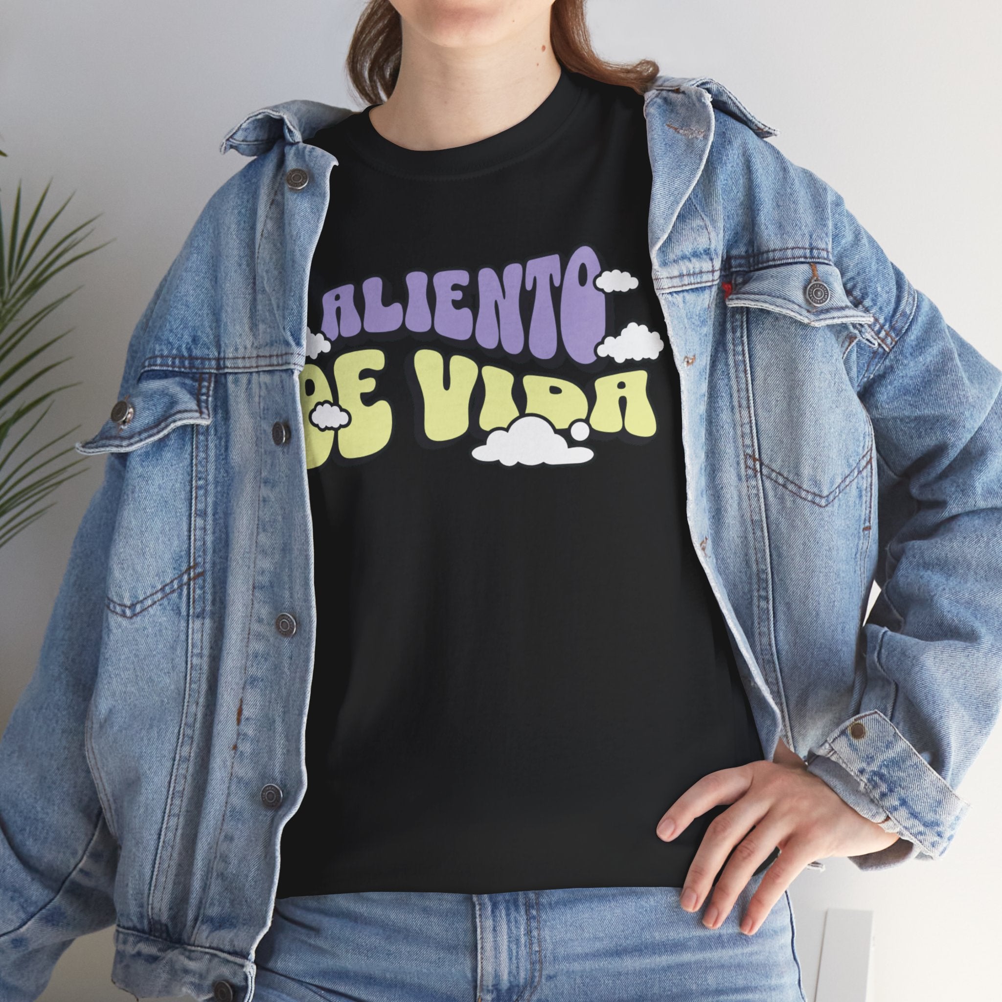 Clouds #1 - (UNISEX) Heavy Cotton T-Shirt - Aliento De Vida