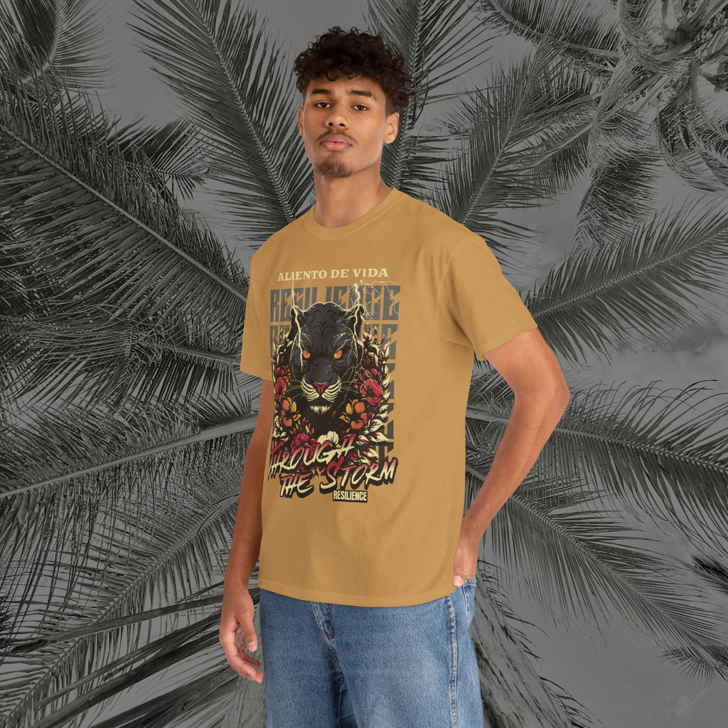 Rise of the Panther - (UNISEX) Heavy Cotton Tee - Aliento De Vida