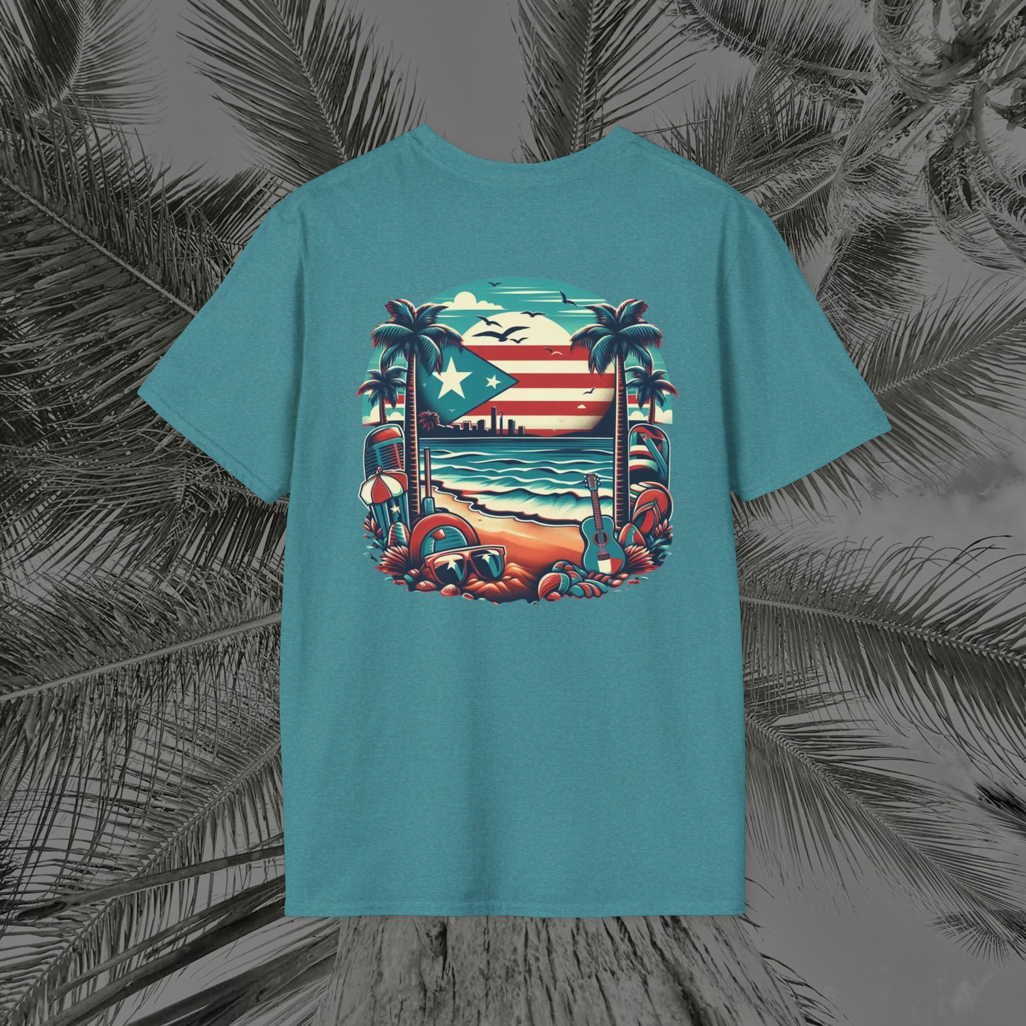 A Slice of Paradise - PR COLLECTION - (UNISEX) Soft style T-Shirt - Aliento De Vida