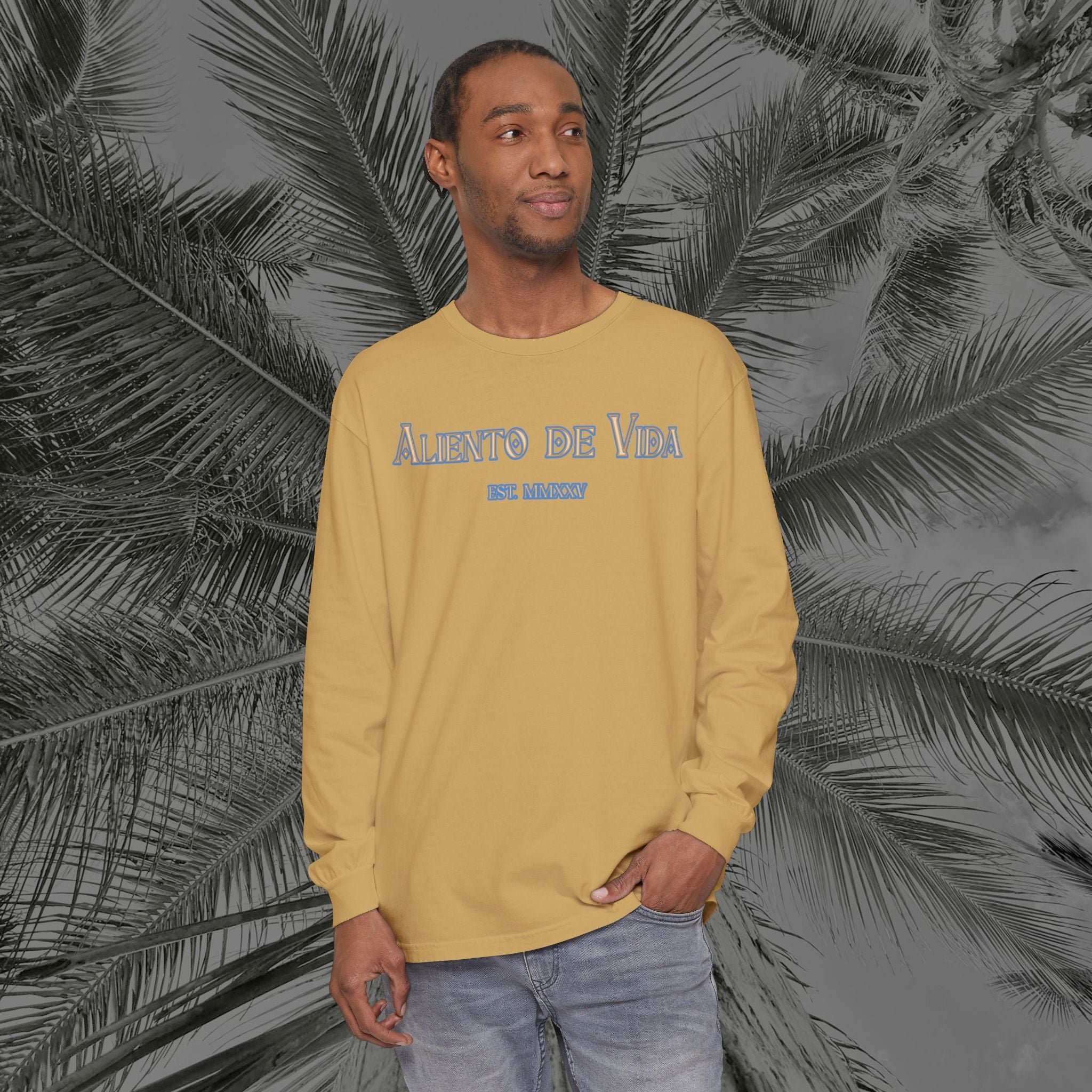 Ocean Motion - (UNISEX) Long Sleeve T-Shirt - Aliento de Vida