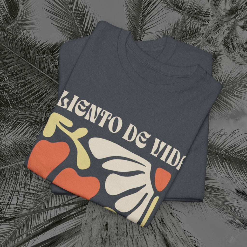 One Breath, Infinite Bloom - (UNISEX) Heavy Cotton T-Shirt - Aliento De Vida