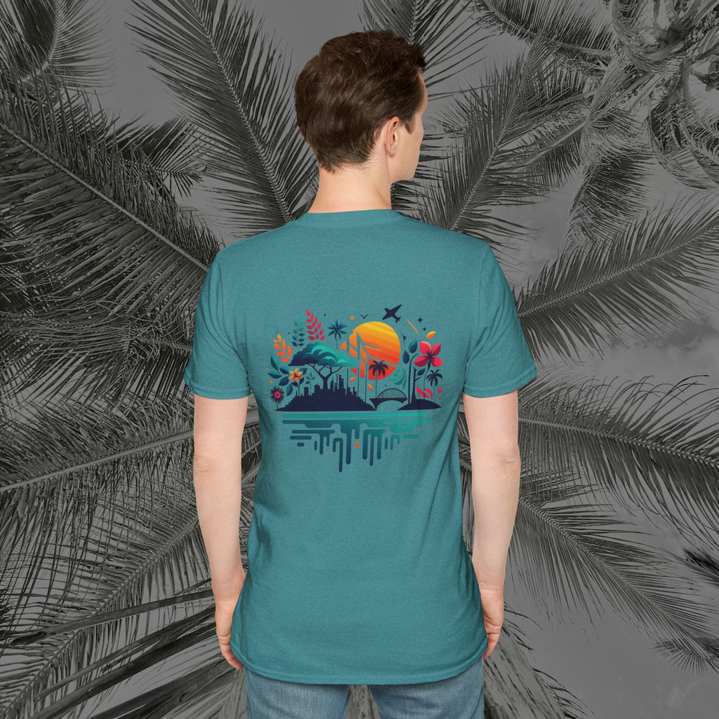 Vibrant Vibes - (UNISEX) Soft style T-Shirt - Aliento De Vida
