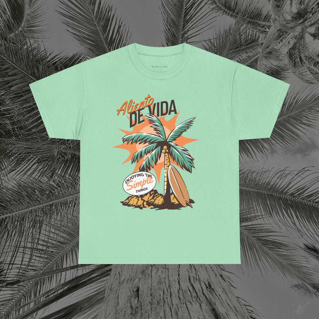 Pure Palm - (UNISEX) Heavy Cotton Tee - Aliento De Vida