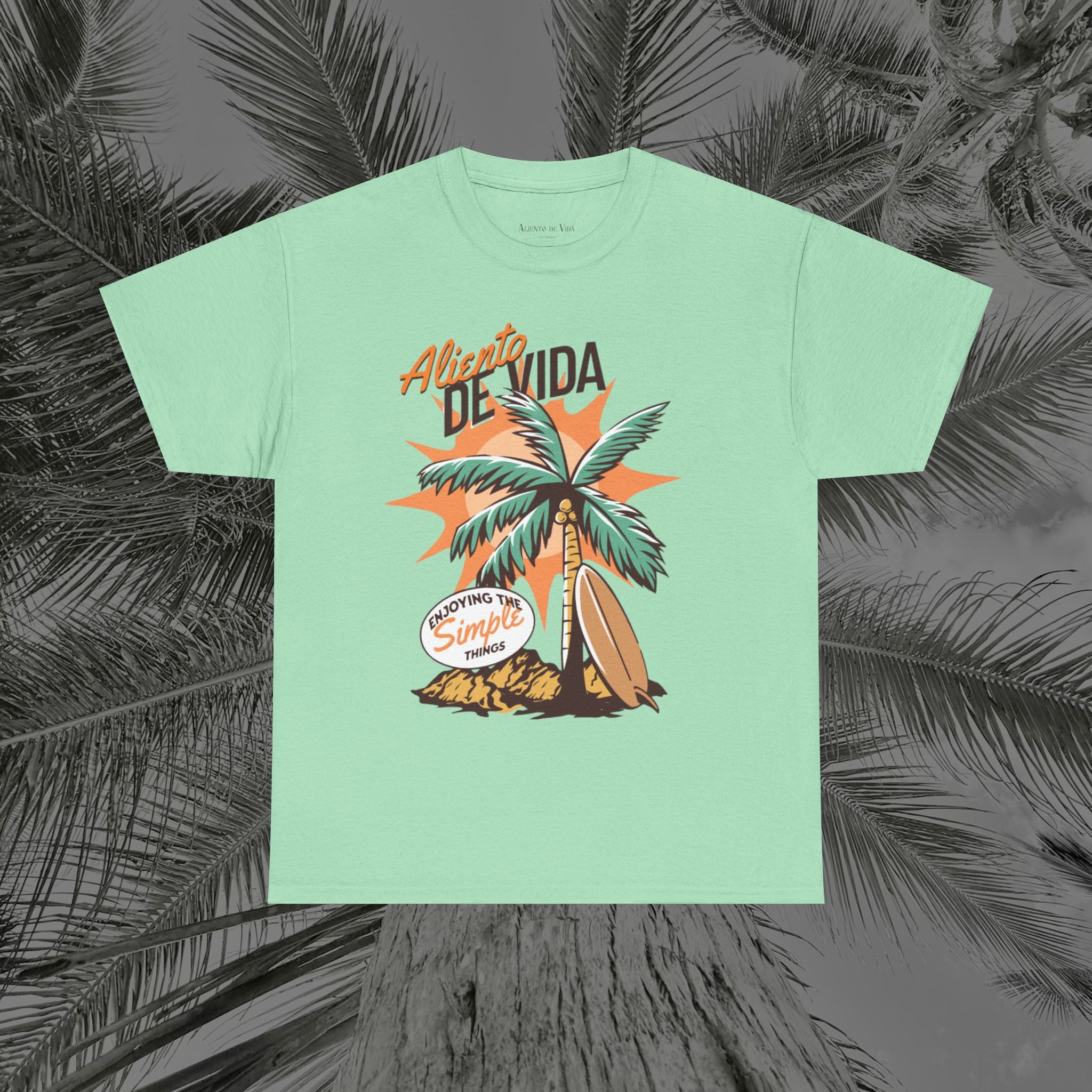 Pure Palm - (UNISEX) Heavy Cotton Tee - Aliento De Vida