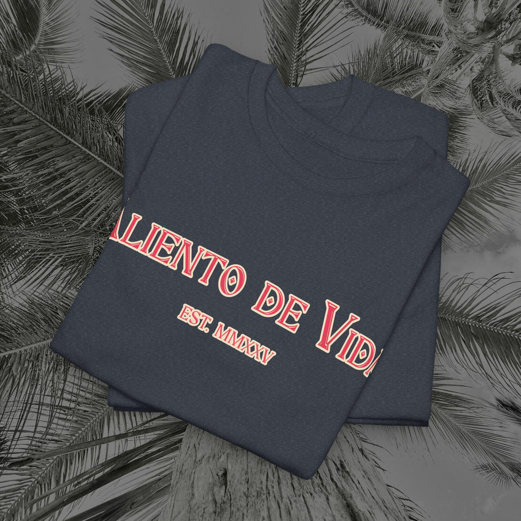 Breath Of Paradise - (UNISEX) Heavy Cotton T-Shirt - Back Design - Aliento De Vida