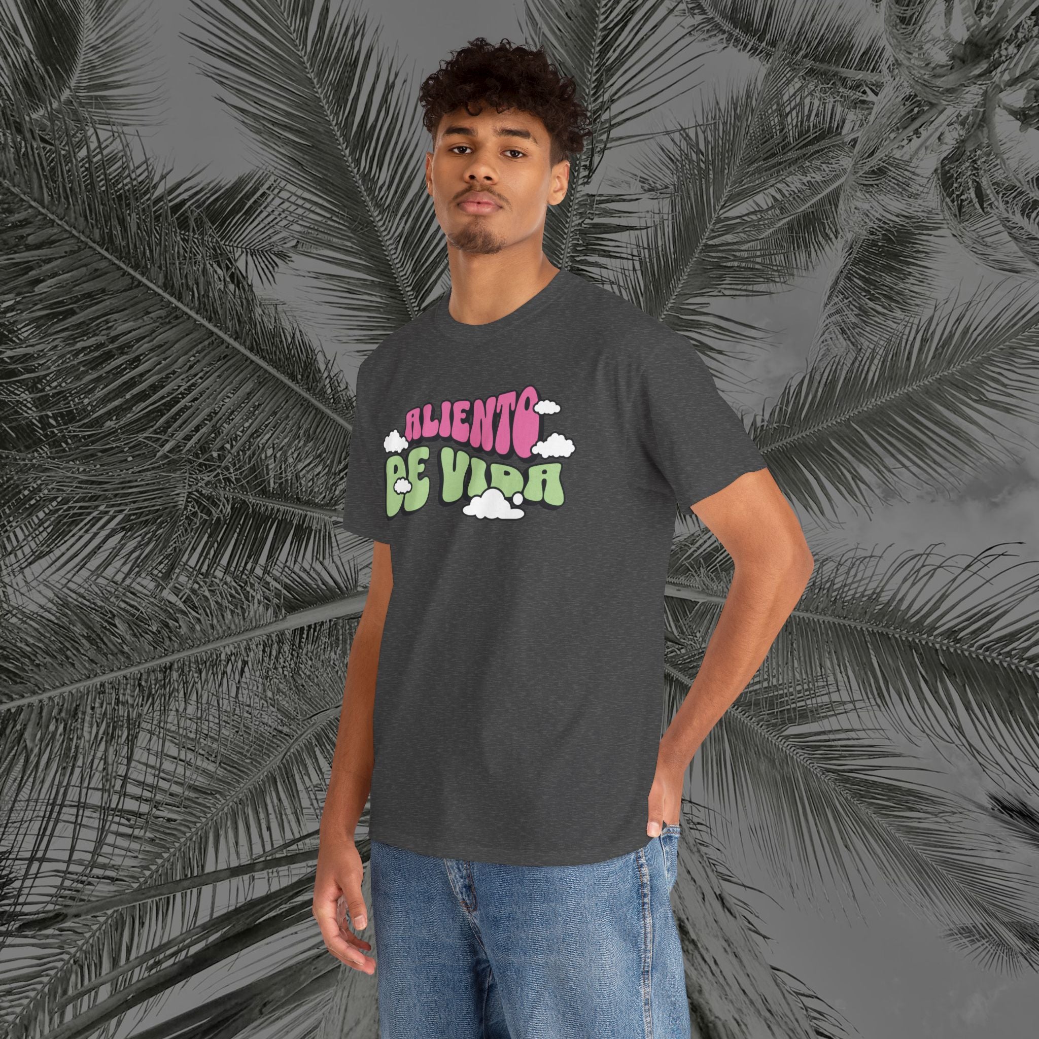 Clouds #2 - (UNISEX) Heavy Cotton T-Shirt - Aliento De Vida