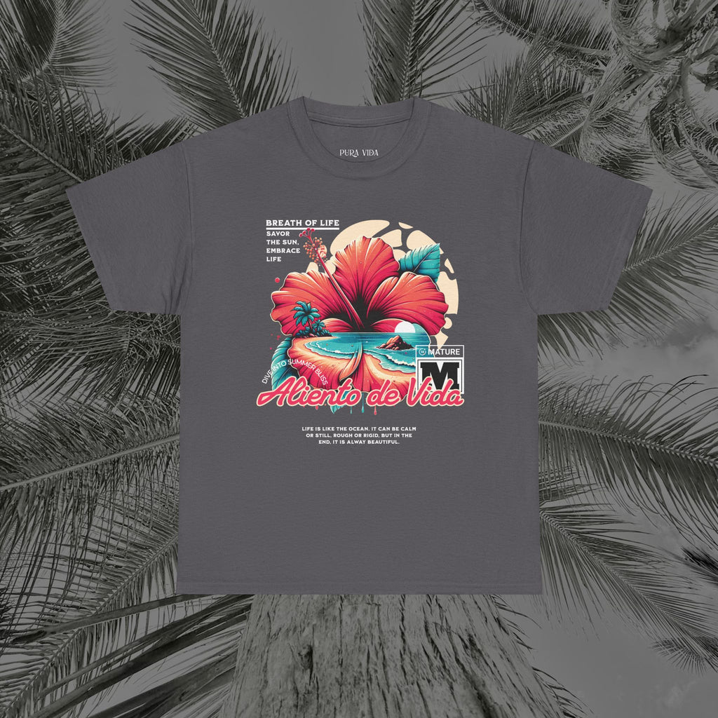 Breath Of Paradise - (UNISEX) Heavy Cotton T-Shirt - Aliento De Vida