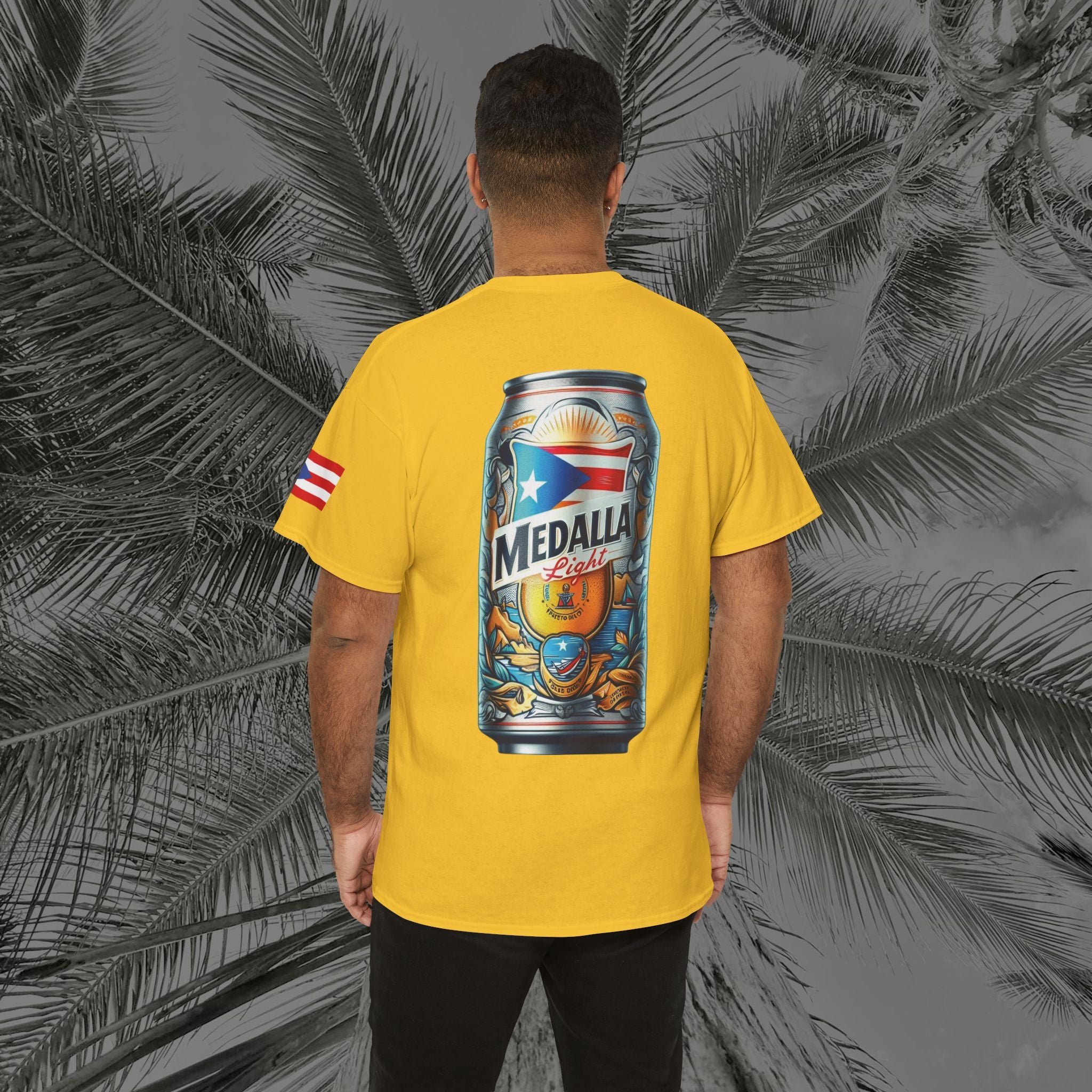 Crack Open A Unique Medalla - PR COLLECTION - (UNISEX) Heavy Cotton Tee - Aliento De Vida