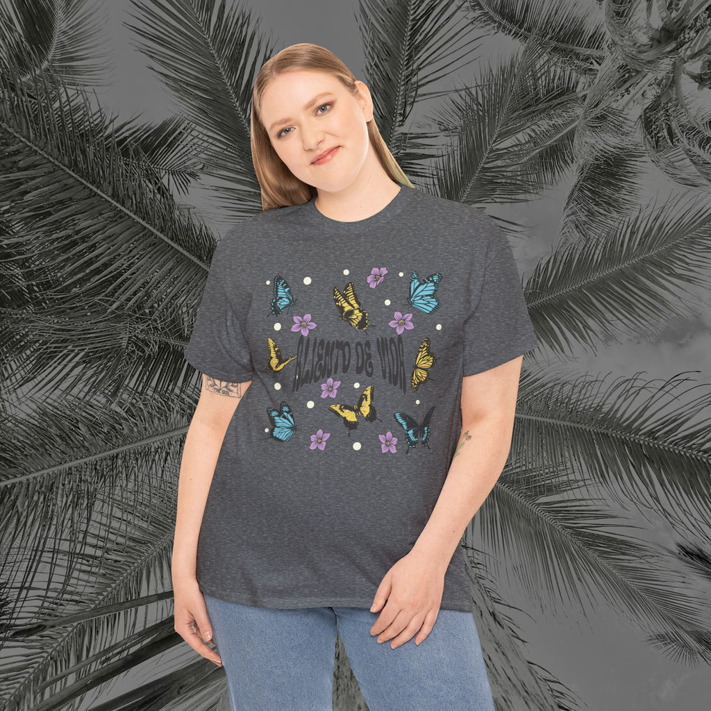 Butterfly Effect #2 - (UNISEX) Heavy Cotton T-Shirt - Aliento De Vida