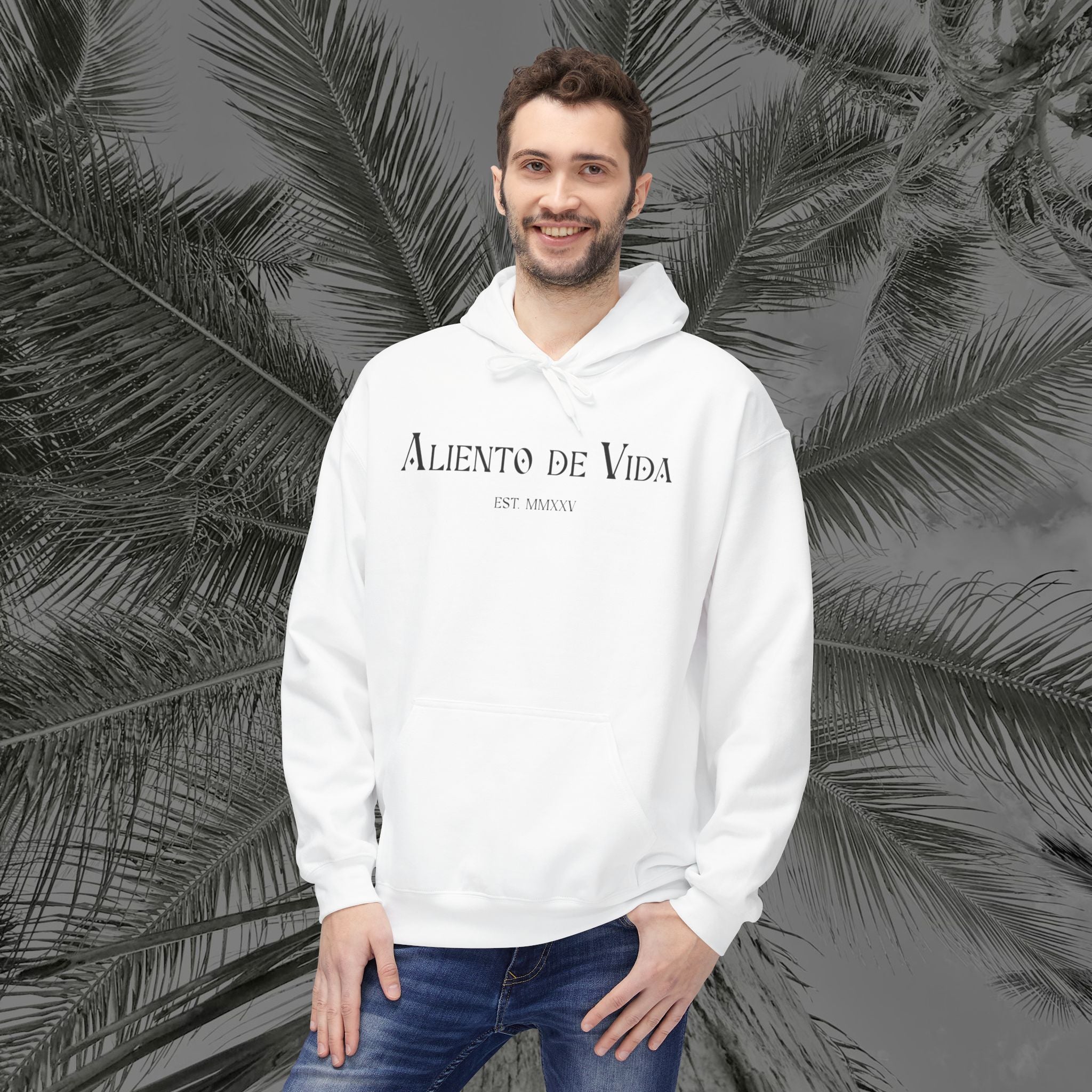 Wings of Grace - (UNISEX) Midweight Fleece Hoodie- Aliento De Vida