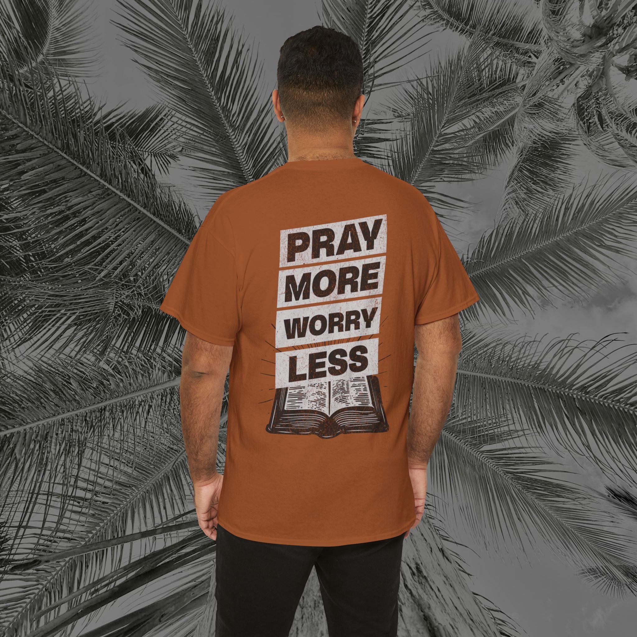 Peace Through Prayer - (UNISEX) Heavy Cotton Tee - Aliento De Vida
