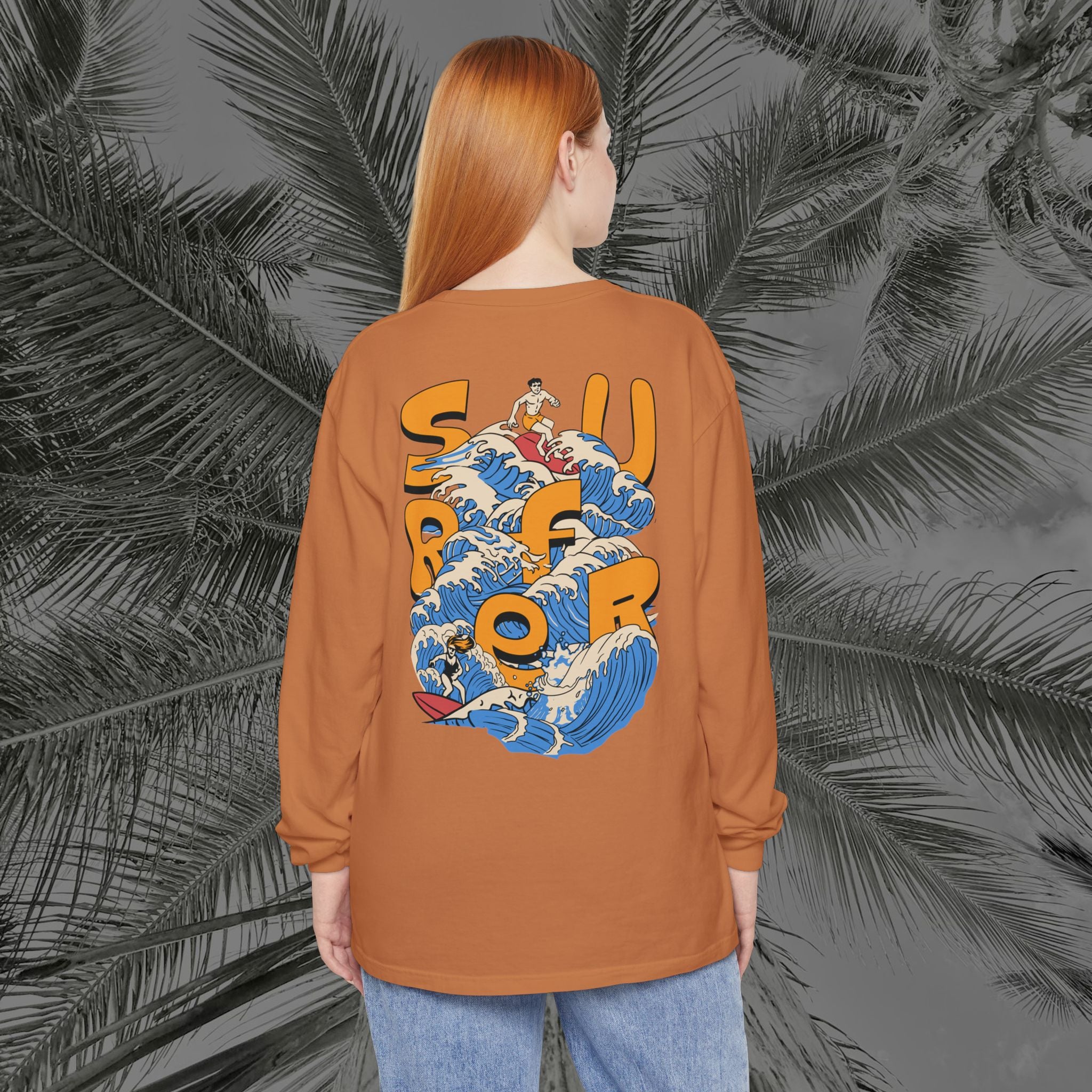 Ocean Motion - (UNISEX) Long Sleeve T-Shirt - Aliento de Vida