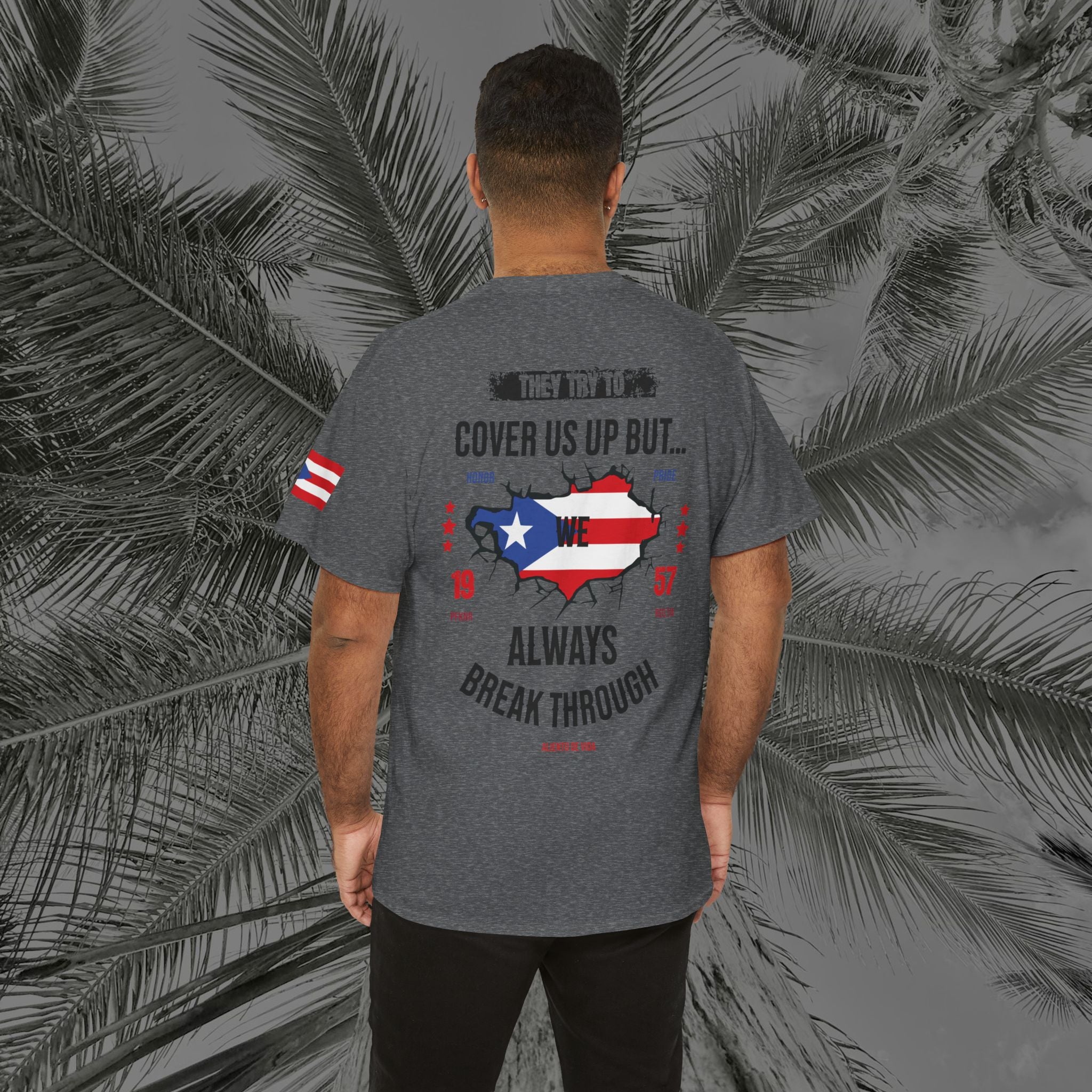 WE ARE PUERTO RICAN - PR COLLECTION - (UNISEX) Heavy Cotton Tee - Aliento De Vida