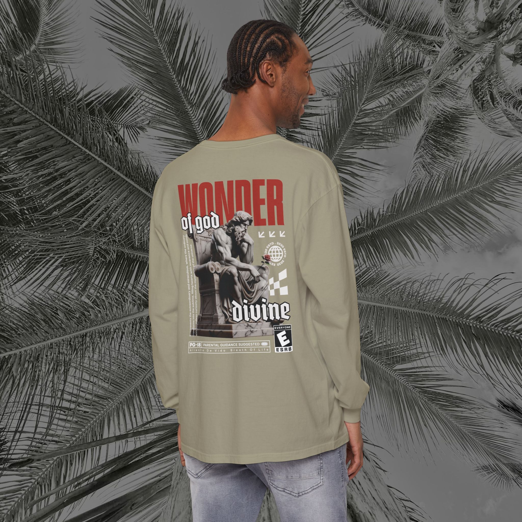 Throne of the Divine - (UNISEX) Long Sleeve Shirt - Aliento De Vida