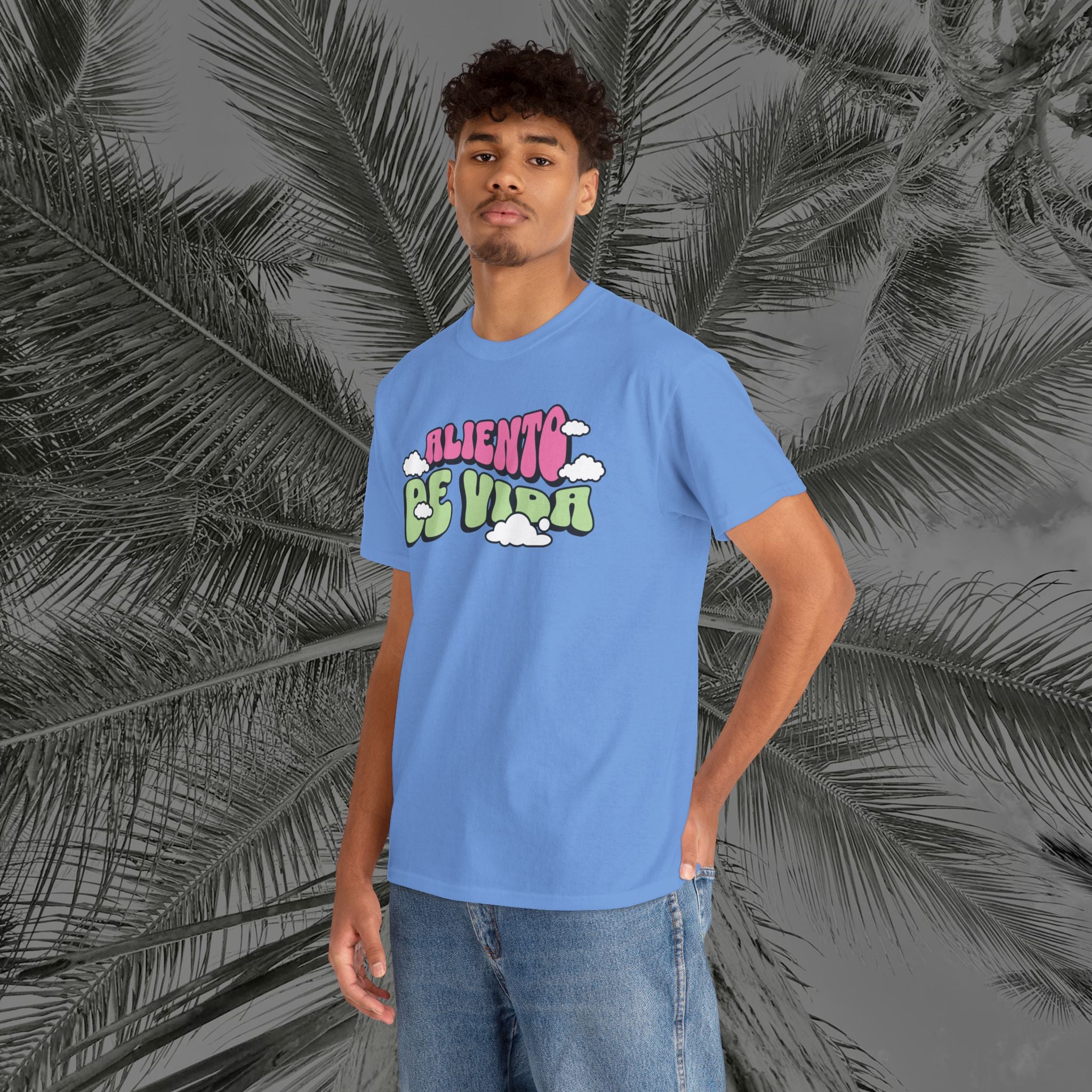 Clouds #2 - (UNISEX) Heavy Cotton T-Shirt - Aliento De Vida