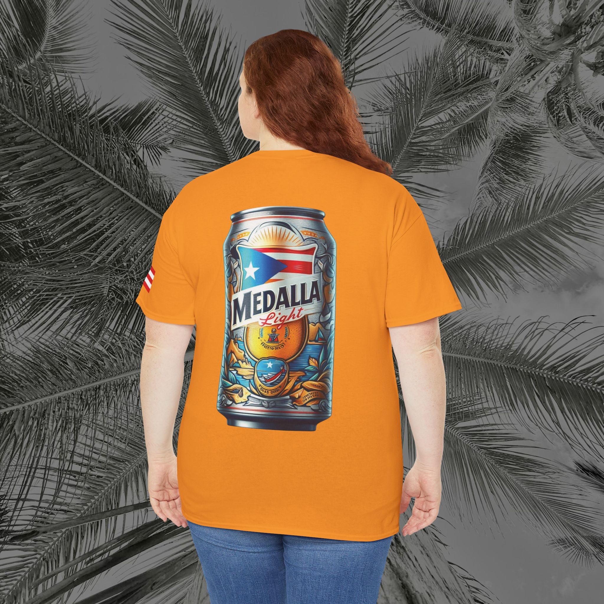 Crack Open A Unique Medalla - PR COLLECTION - (UNISEX) Heavy Cotton Tee - Aliento De Vida
