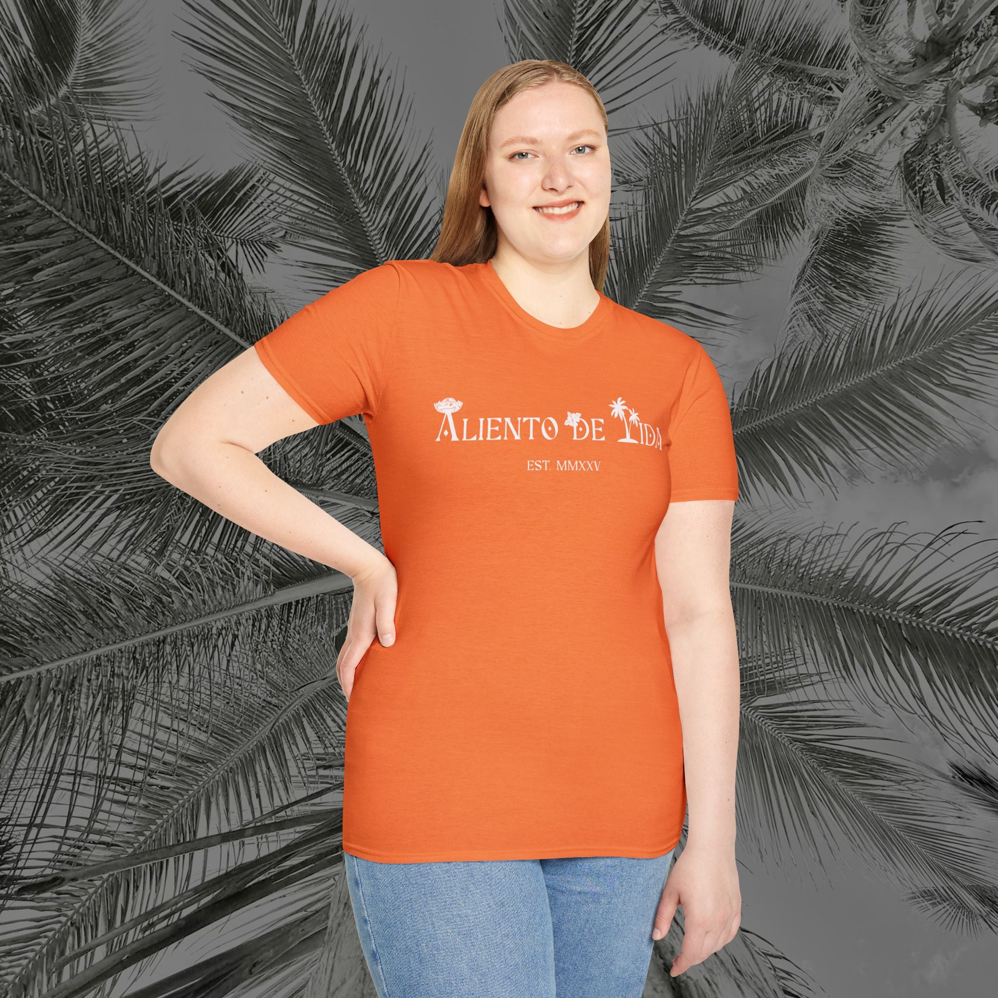 A Slice of Paradise - PR COLLECTION - (UNISEX) Soft style T-Shirt - Aliento De Vida