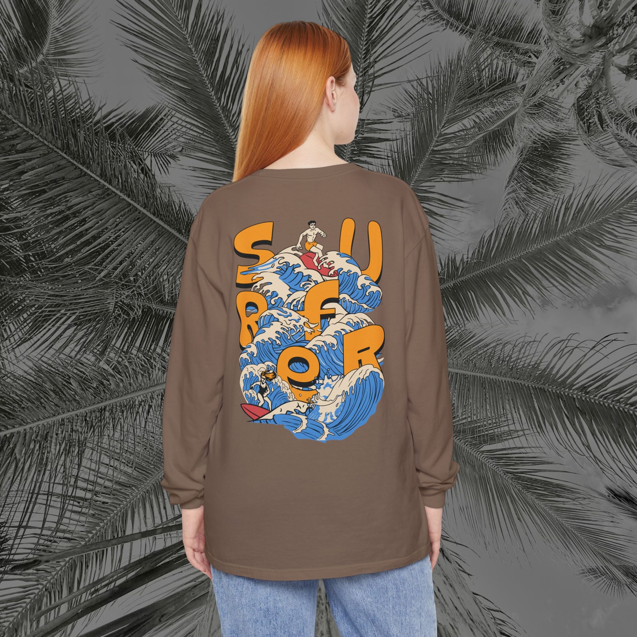 Ocean Motion - (UNISEX) Long Sleeve T-Shirt - Aliento de Vida