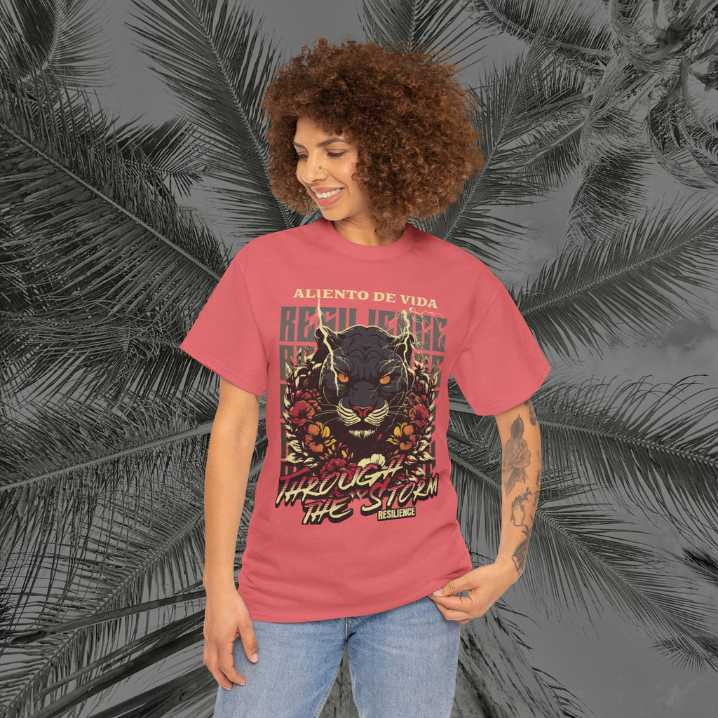 Rise of the Panther - (UNISEX) Heavy Cotton Tee - Aliento De Vida