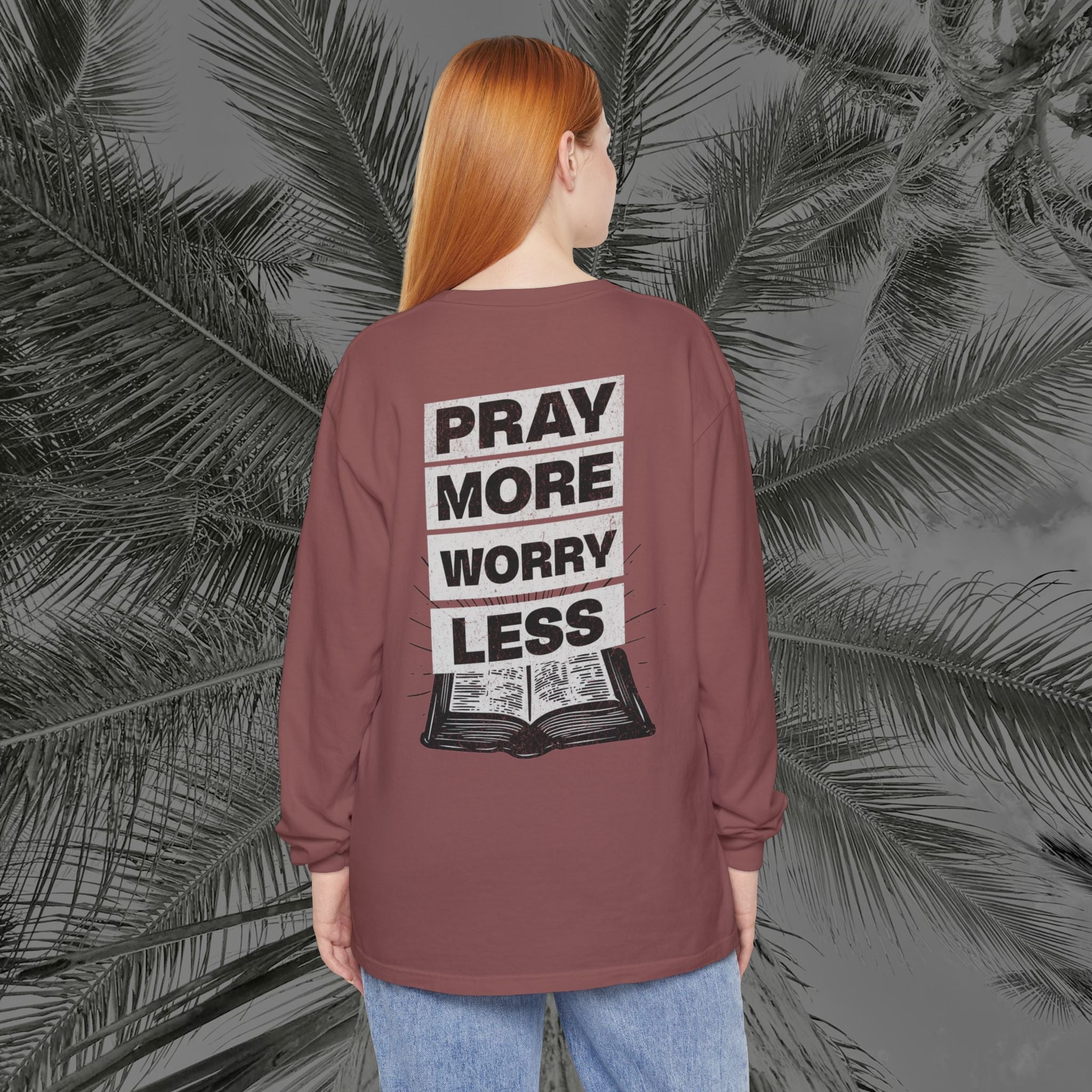 Peace Through Prayer - (UNISEX) Long Sleeve Shirt - Aliento De Vida
