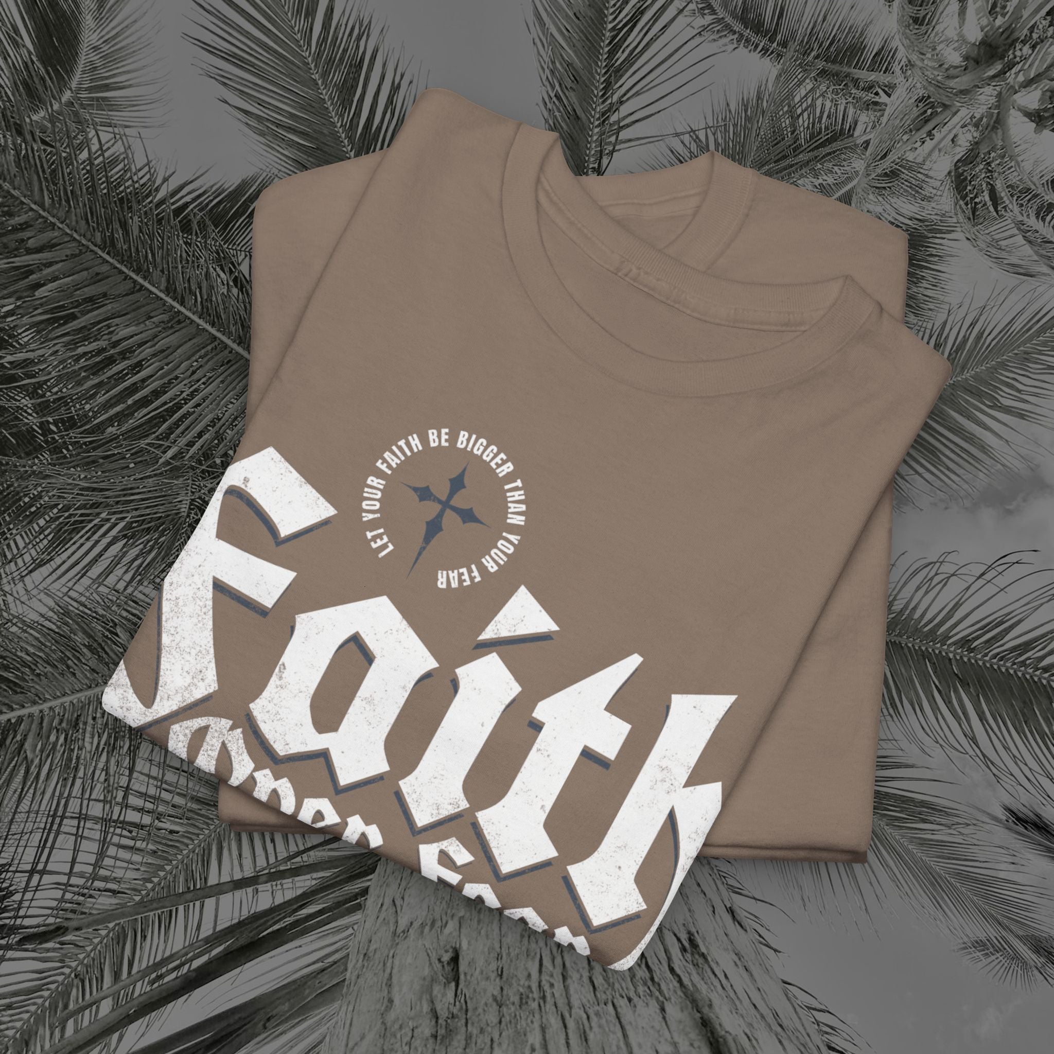 Faith Over Fear - (UNISEX) Heavy Cotton Tee - Aliento De Vida