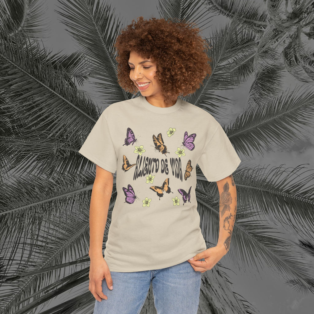 Butterfly Effect - (UNISEX) Heavy Cotton T-Shirt - Aliento De Vida