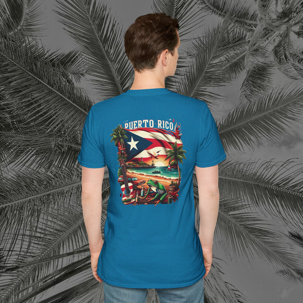 Coqui De La Playa - PR COLLECTION - (UNISEX) T-Shirt - Aliento De Vida