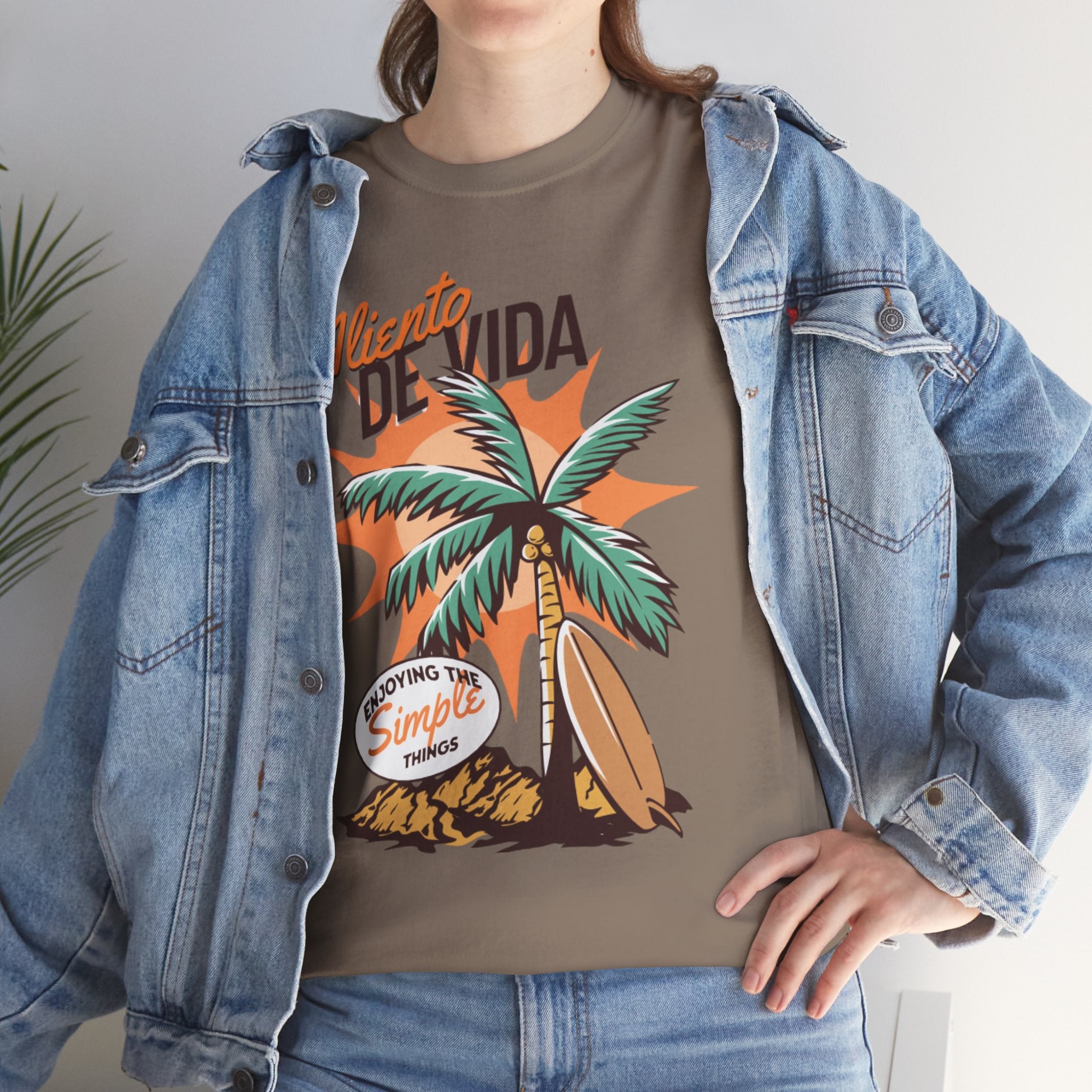 Pure Palm - (UNISEX) Heavy Cotton Tee - Aliento De Vida