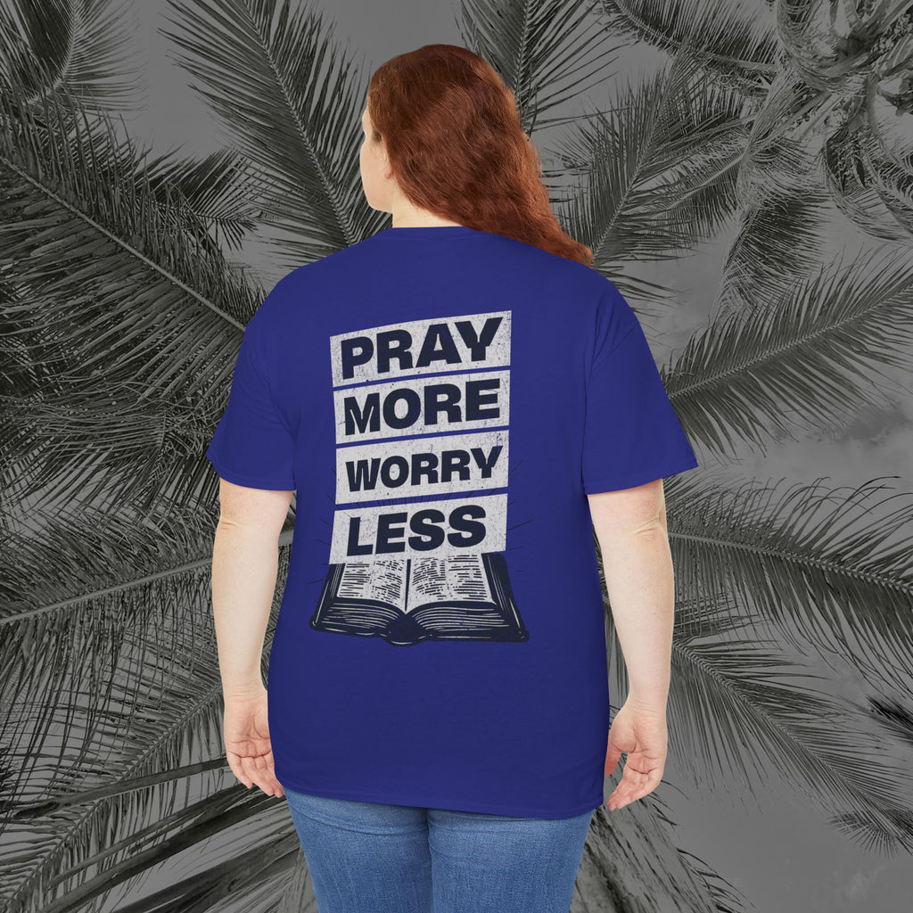 Peace Through Prayer - (UNISEX) Heavy Cotton Tee - Aliento De Vida