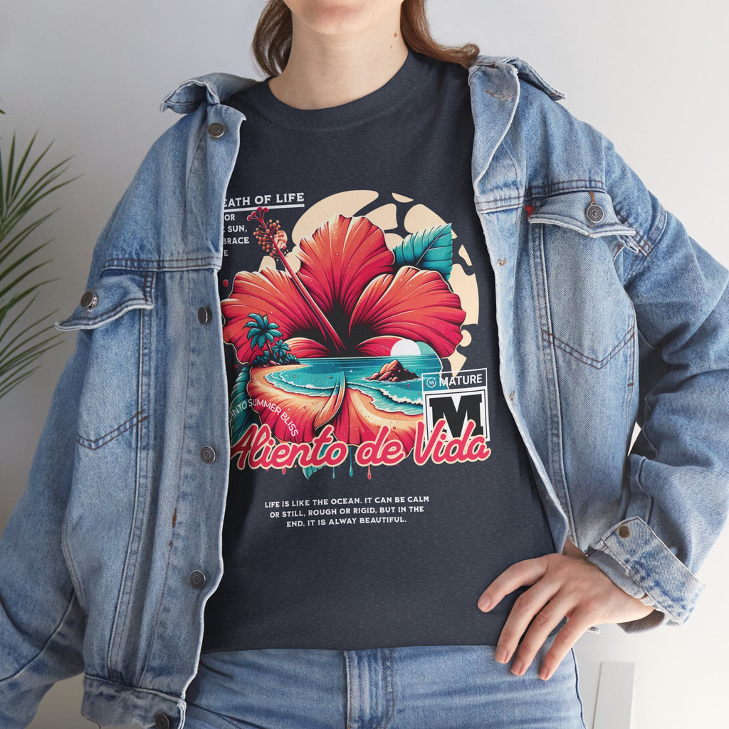 Breath Of Paradise - (UNISEX) Heavy Cotton T-Shirt - Aliento De Vida