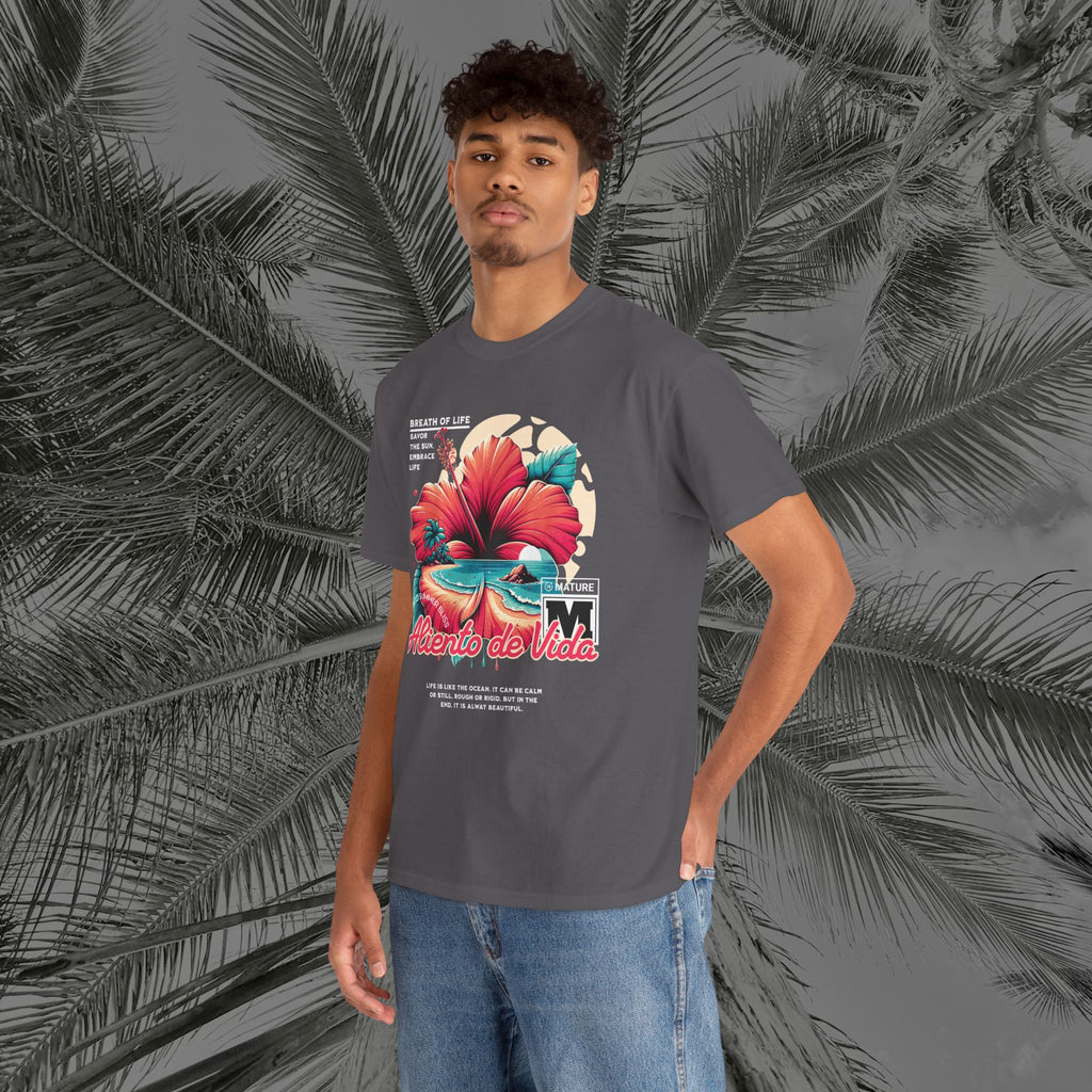 Breath Of Paradise - (UNISEX) Heavy Cotton T-Shirt - Aliento De Vida