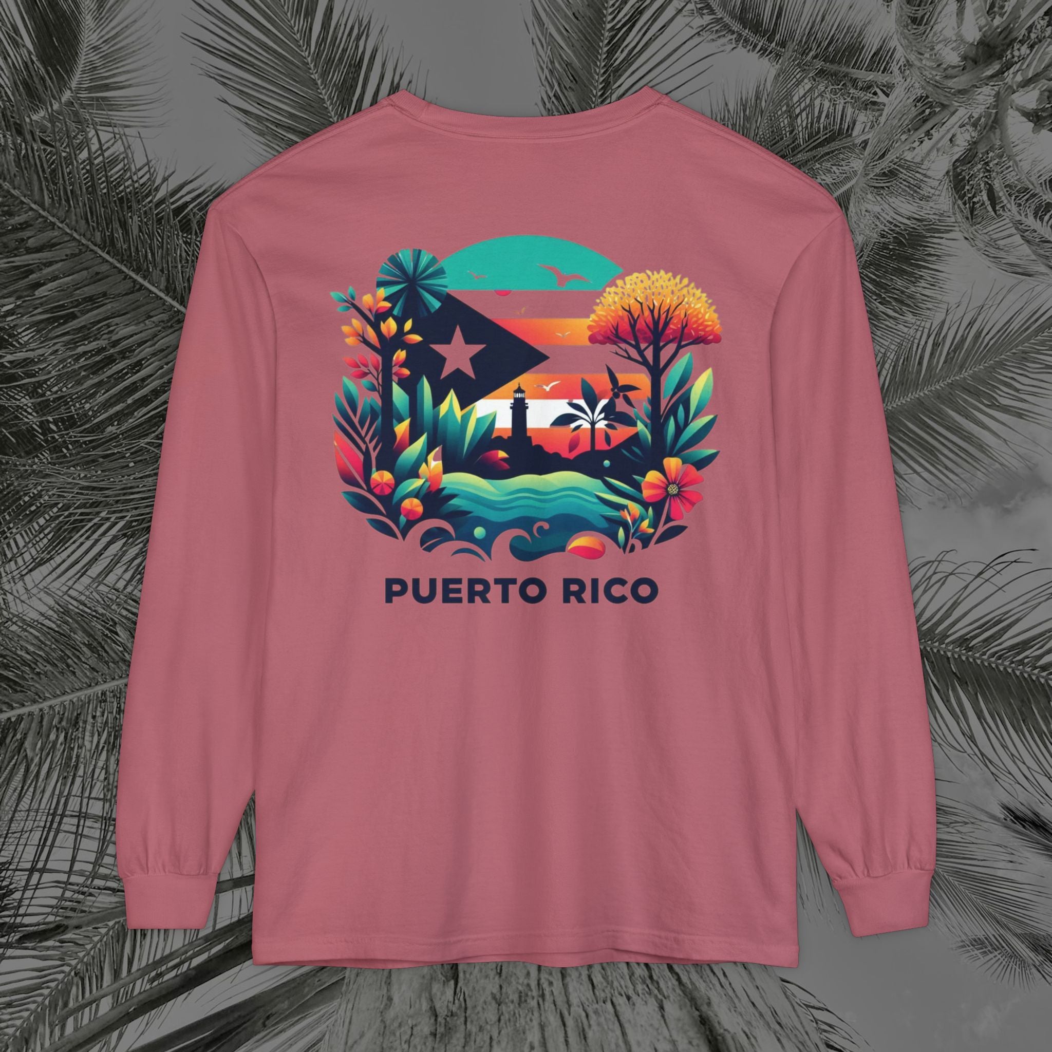 Isla Vibrante - (UNISEX) Long Sleeve T-Shirt - Aliento De Vida