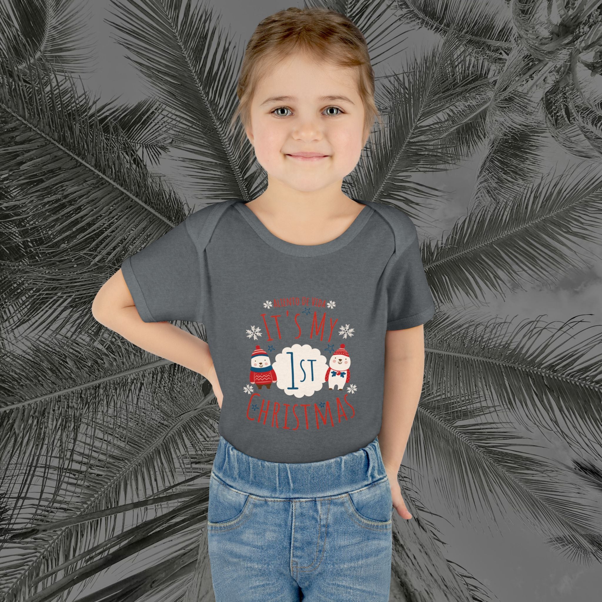 Little North Pole Newbie - (UNISEX) Baby Bodysuit / Infant Onesie - Aliento De Vida